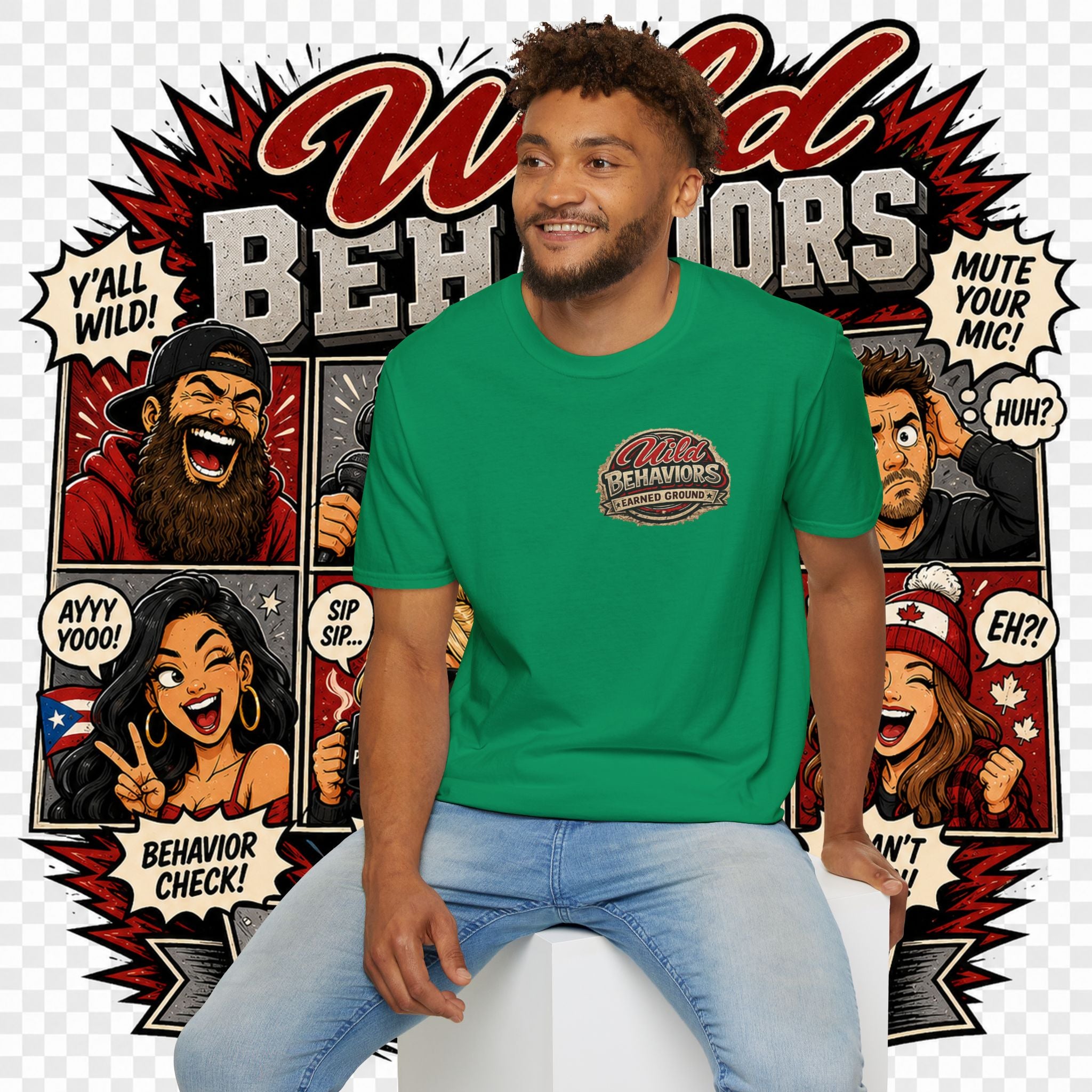 Earned Ground-- "Wild Behaviors" Tee