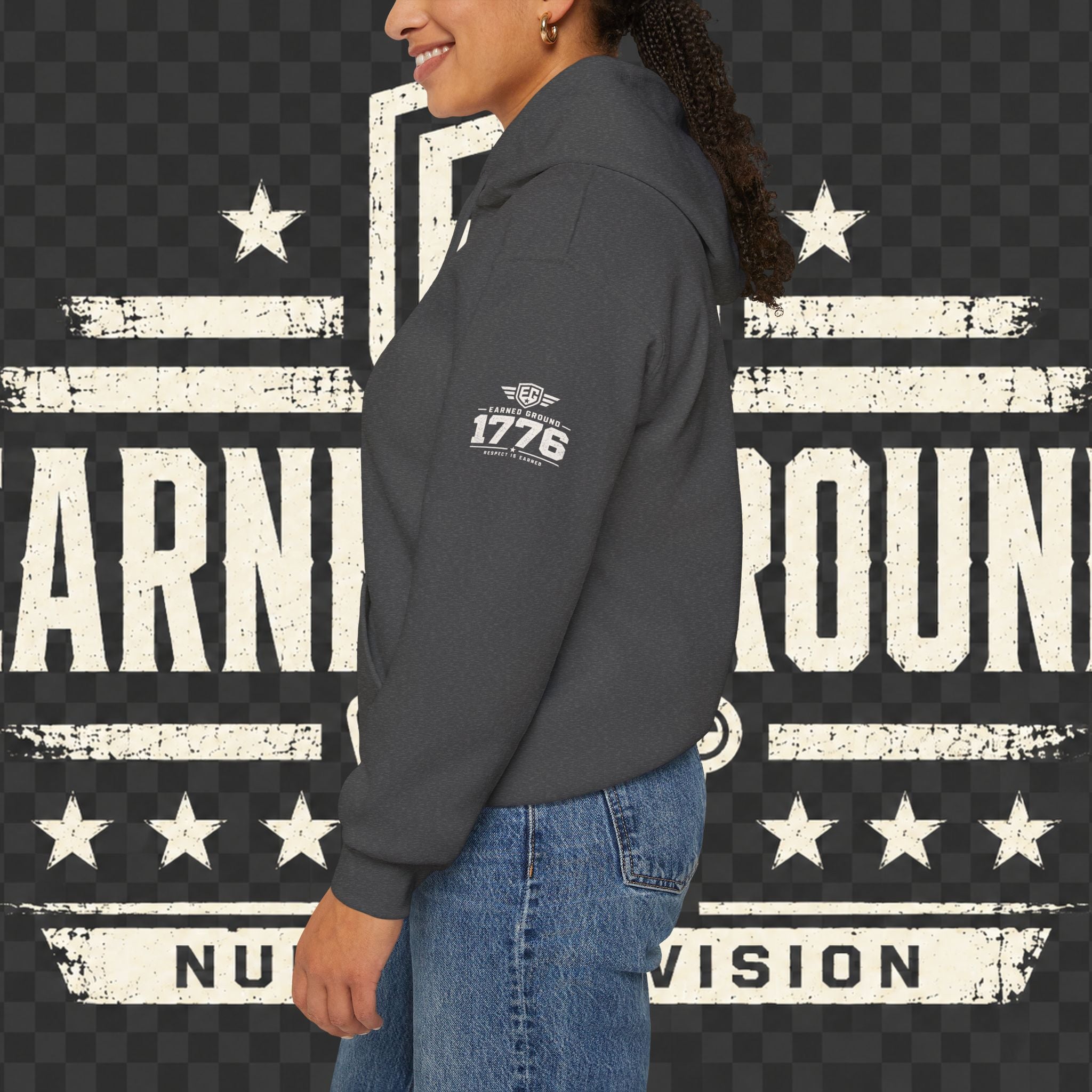 Earned Ground Nurses Division Hoodie — Nurse Tribute Pullover