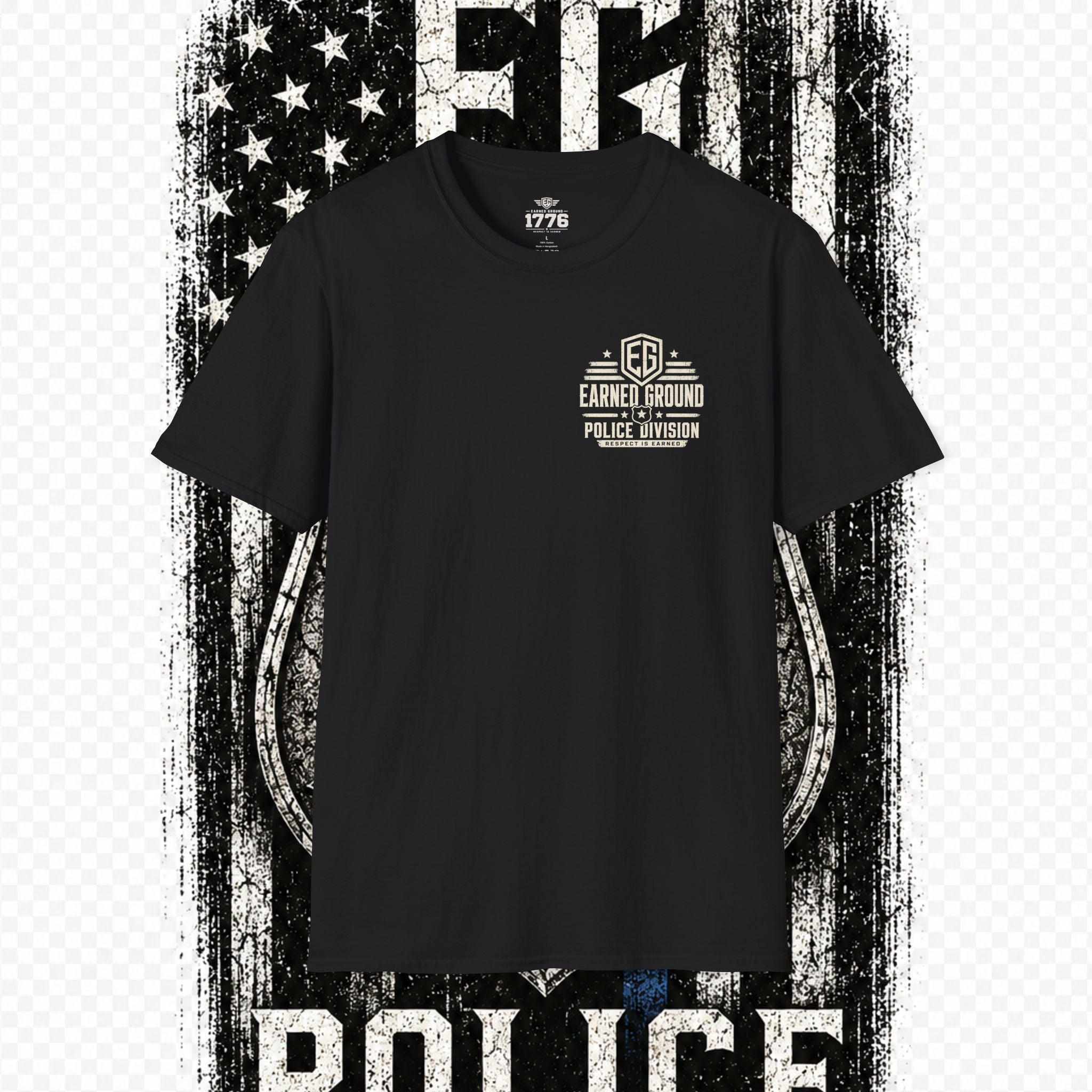 EARNED GROUND POLICE DIVISION--BACK THE BLUE