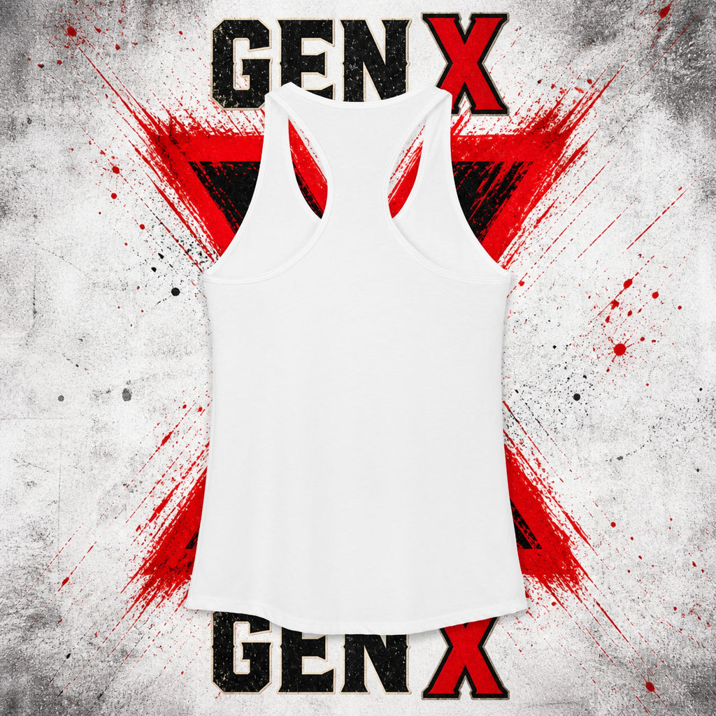 EARNED GROUND: GEN X FAFO FERAL 1965 - 1980 Racerback Tank