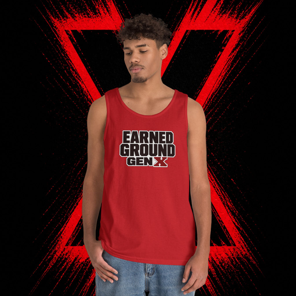 Earned Ground Gen X Tank Top - Vintage Retro Graphic