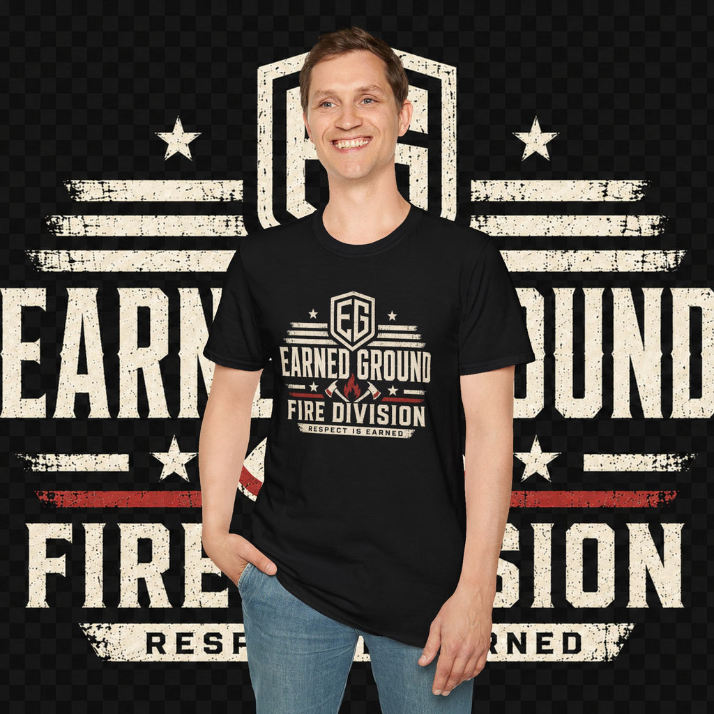 Earned Ground Fire Division T‑Shirt