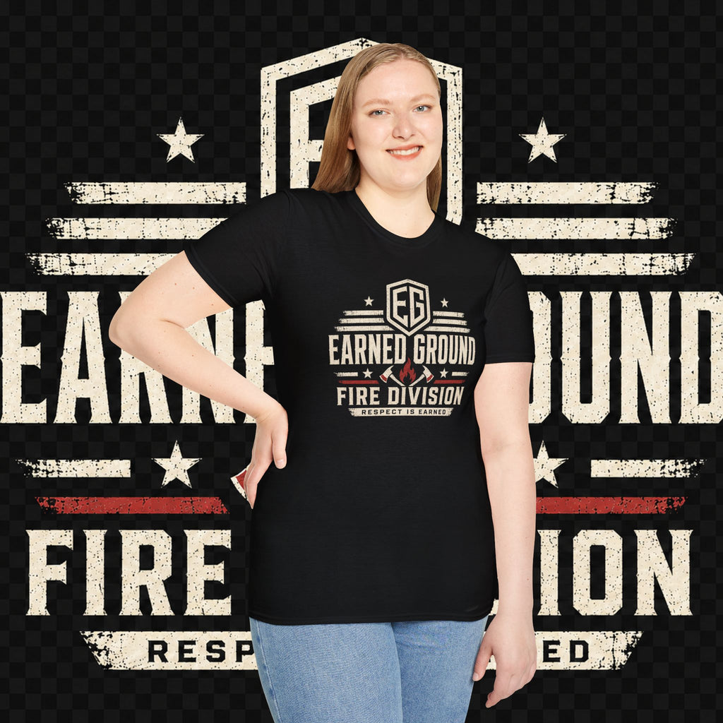 Earned Ground Fire Division T‑Shirt