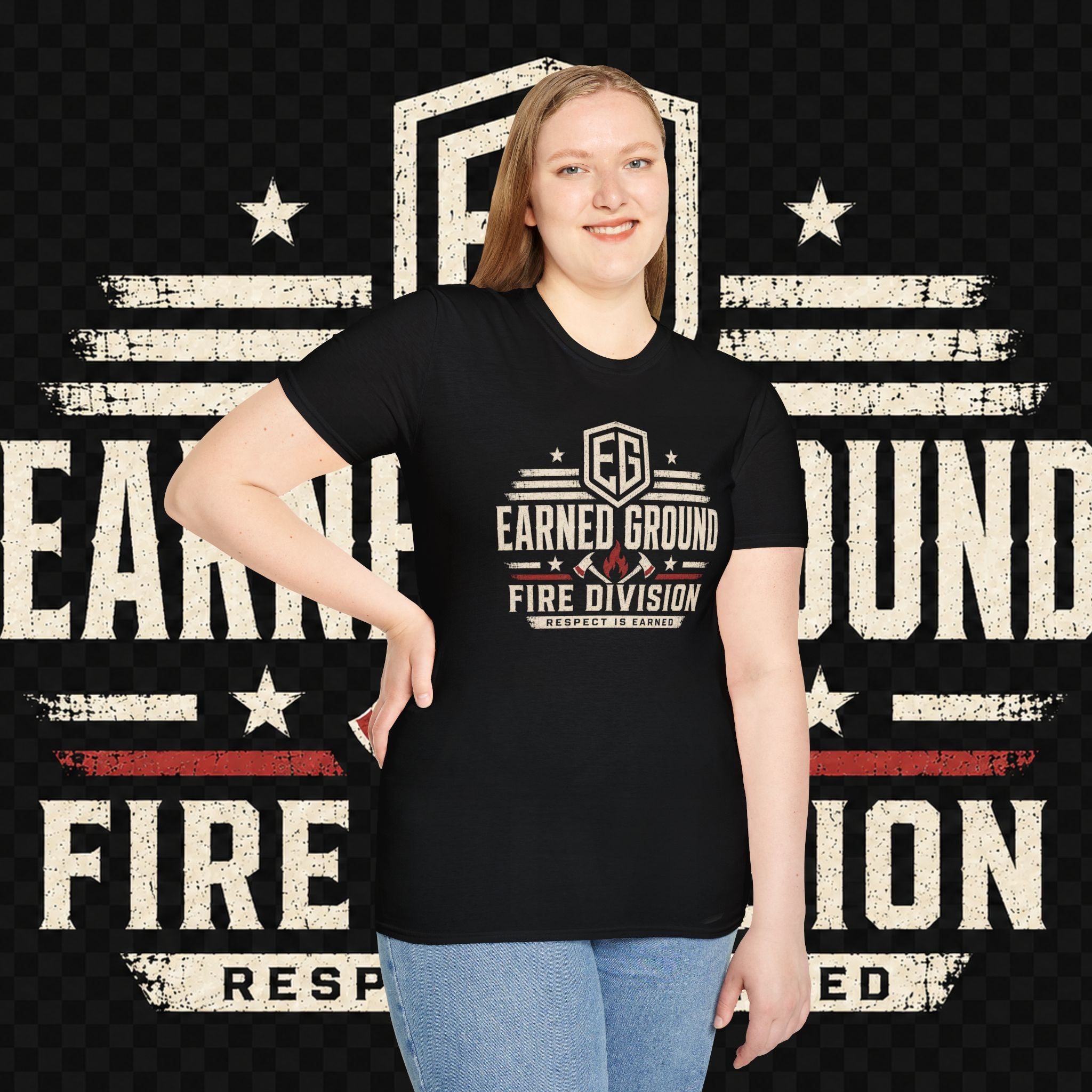 Earned Ground Fire Division T‑Shirt