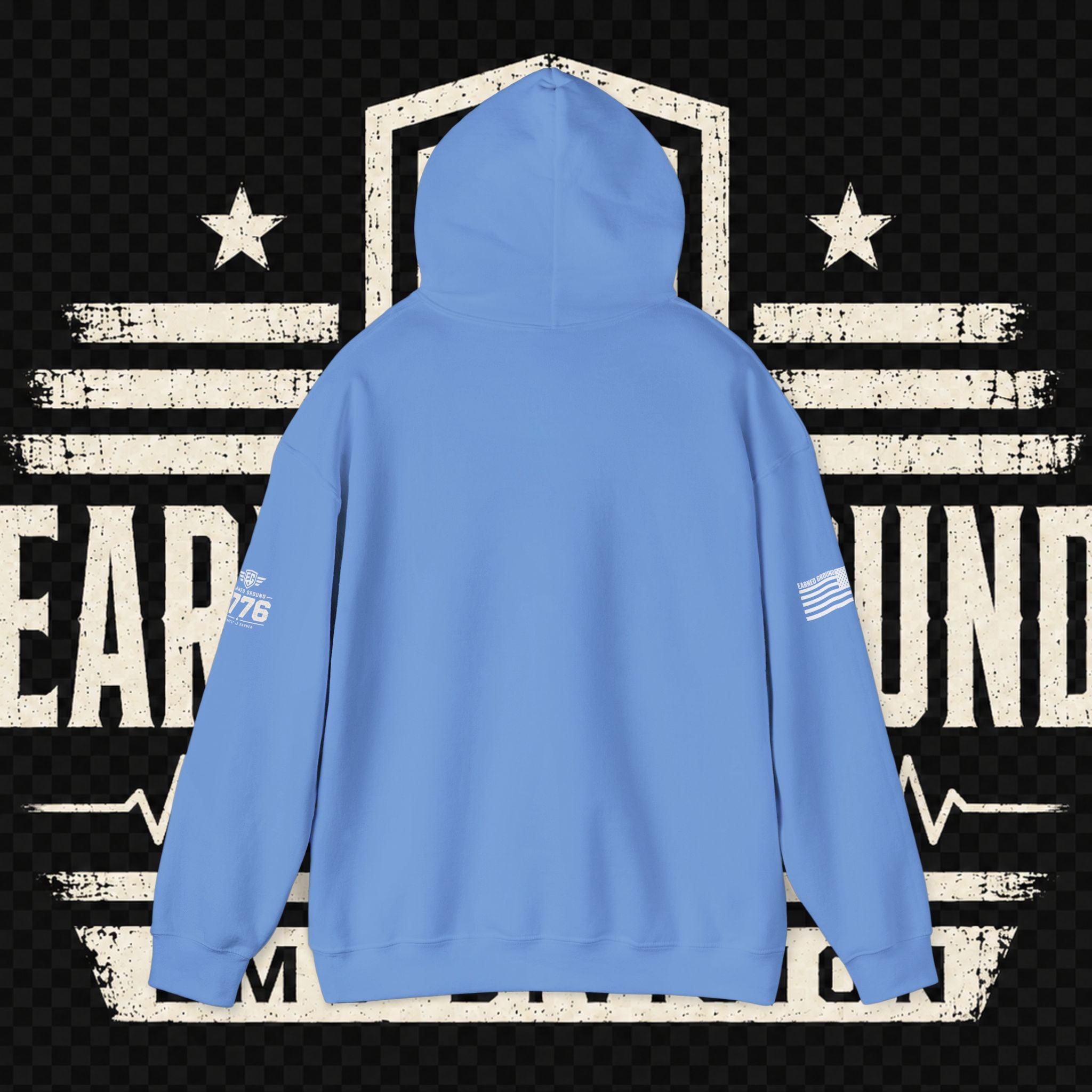 Earned Ground EMS Division Hoodie — Paramedic / EMT Tribute Pullover