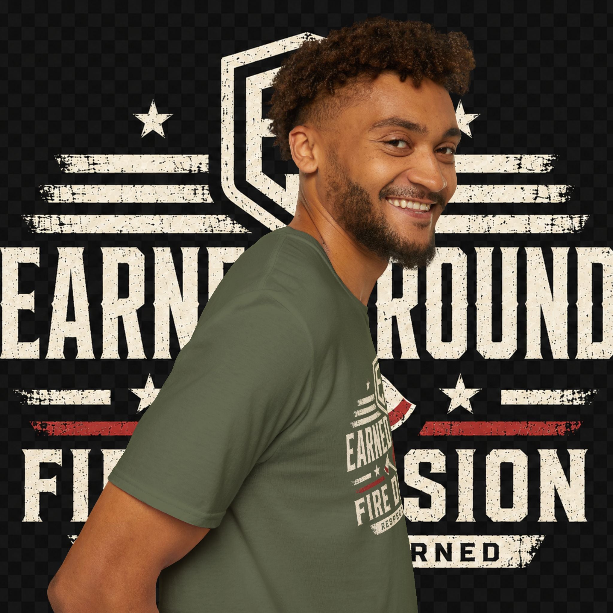 Earned Ground Fire Division T‑Shirt