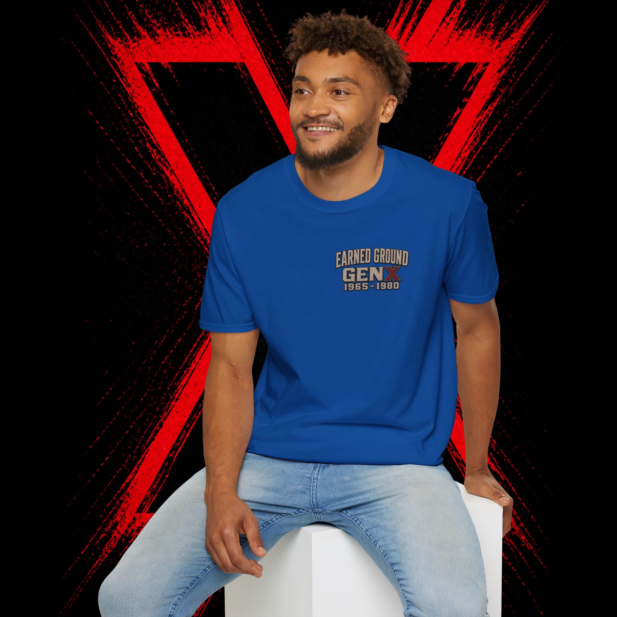 Earned Ground Gen X 1965–1980 Retro Vintage Tee— Gen X 1965–1980 Retro Vintage Tee
