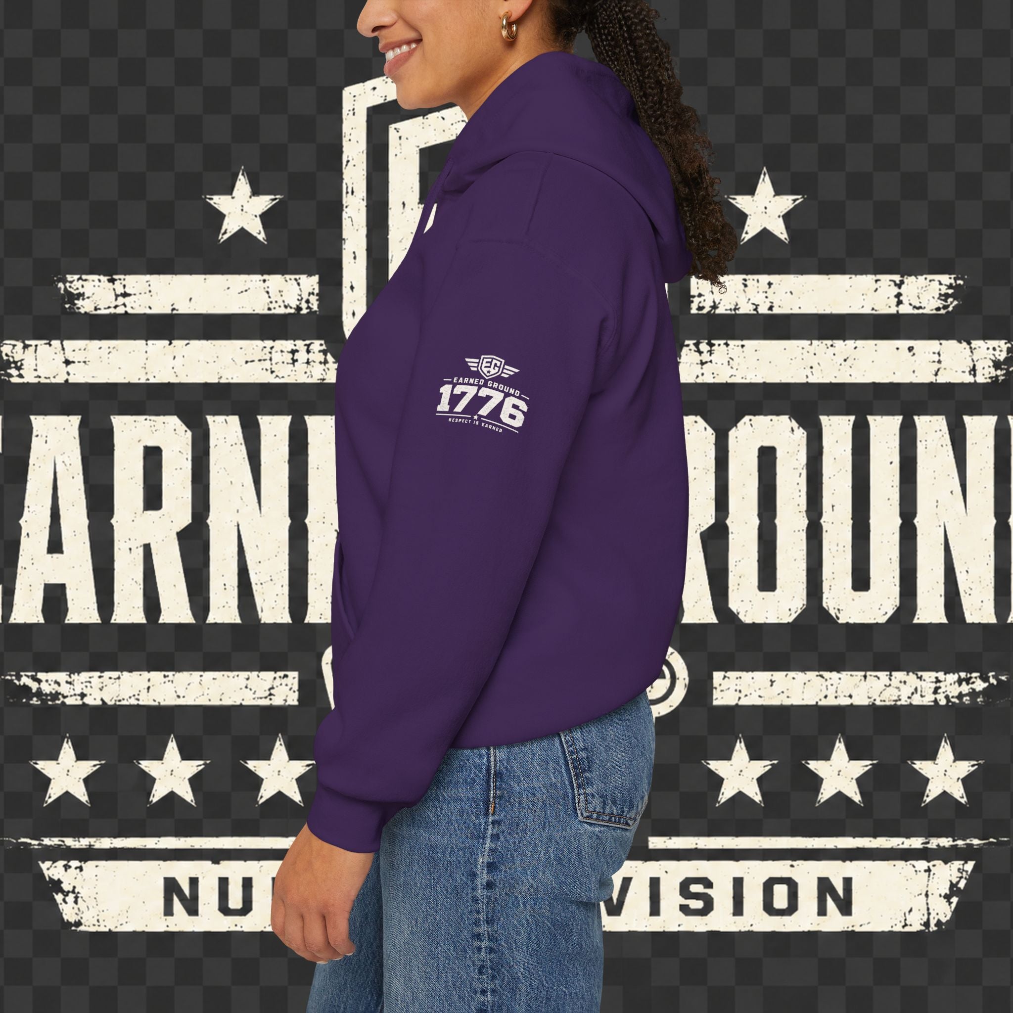 Earned Ground Nurses Division Hoodie — Nurse Tribute Pullover