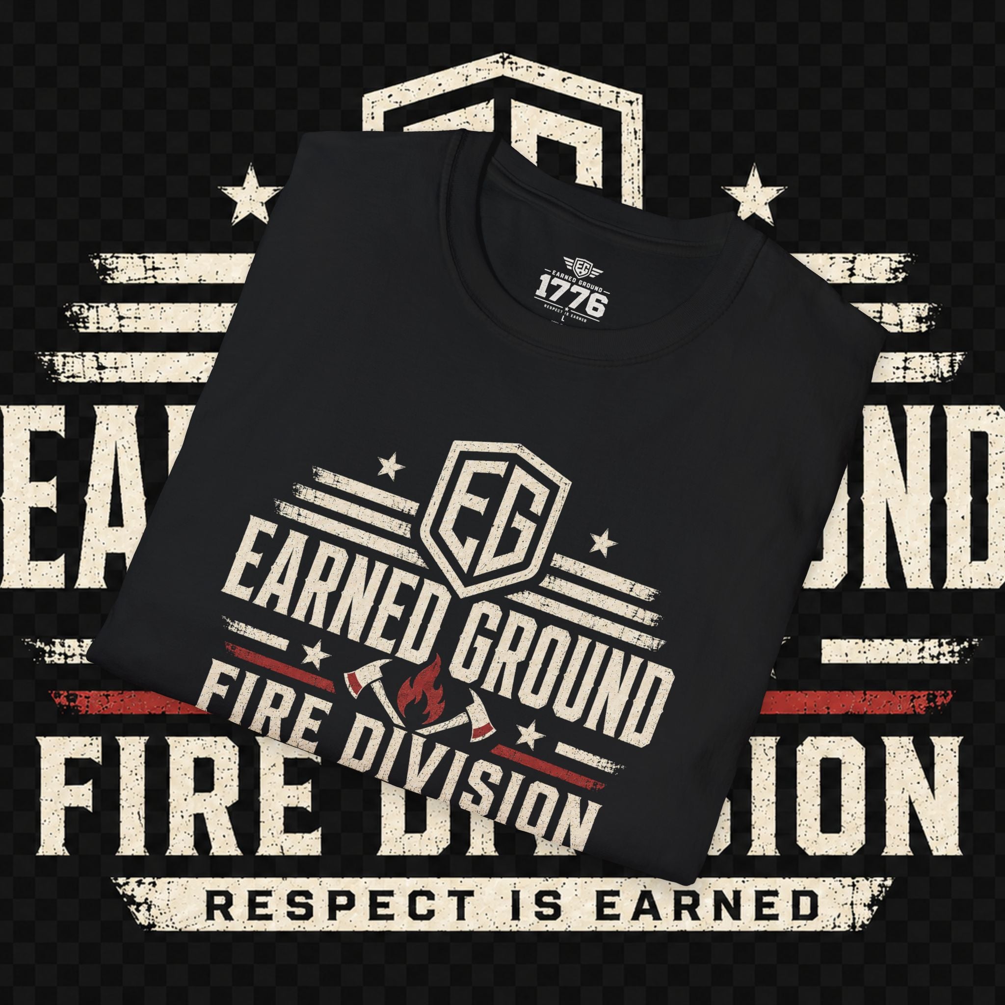 Earned Ground Fire Division T‑Shirt