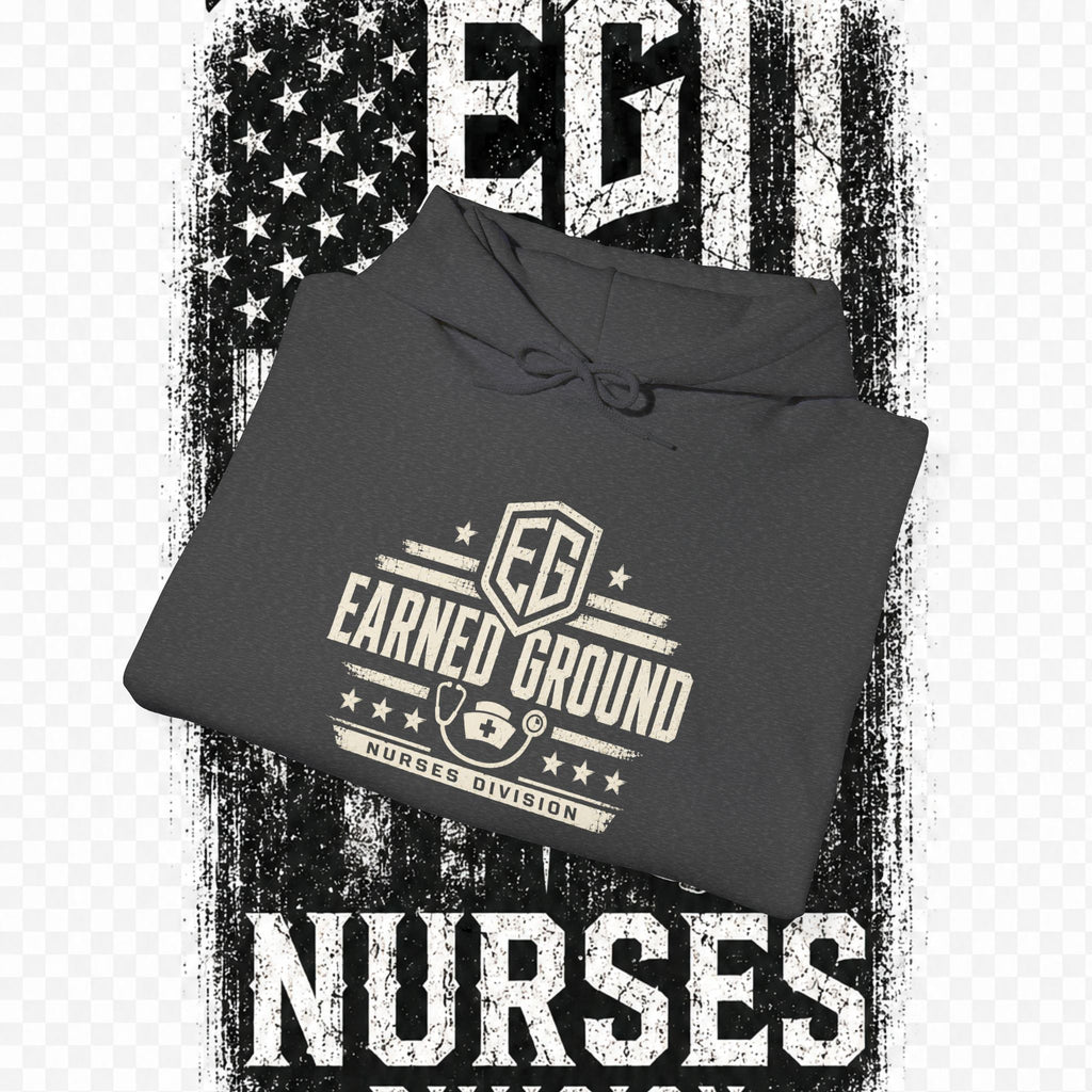 Earned Ground Nurses Division Hoodie — Nurse Tribute Pullover