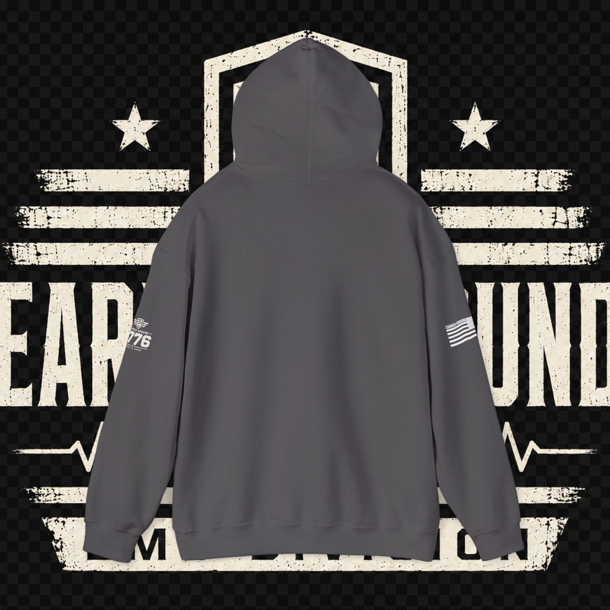 Earned Ground EMS Division Hoodie — Paramedic / EMT Tribute Pullover