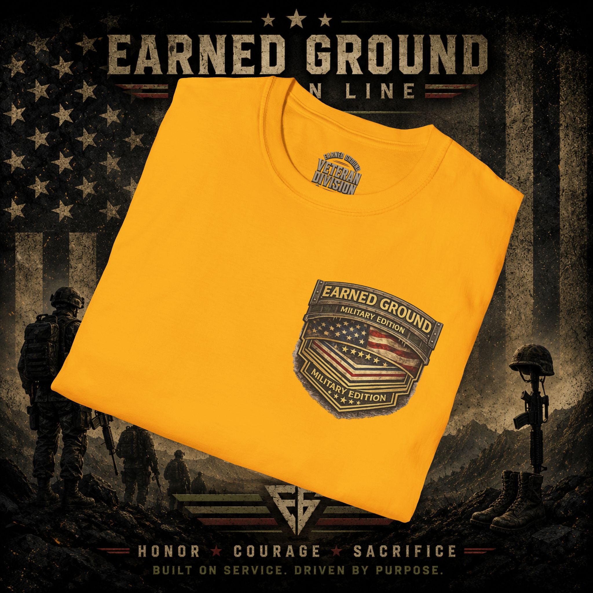 Earned Ground Military Divison — Honor Courage Sacrifice