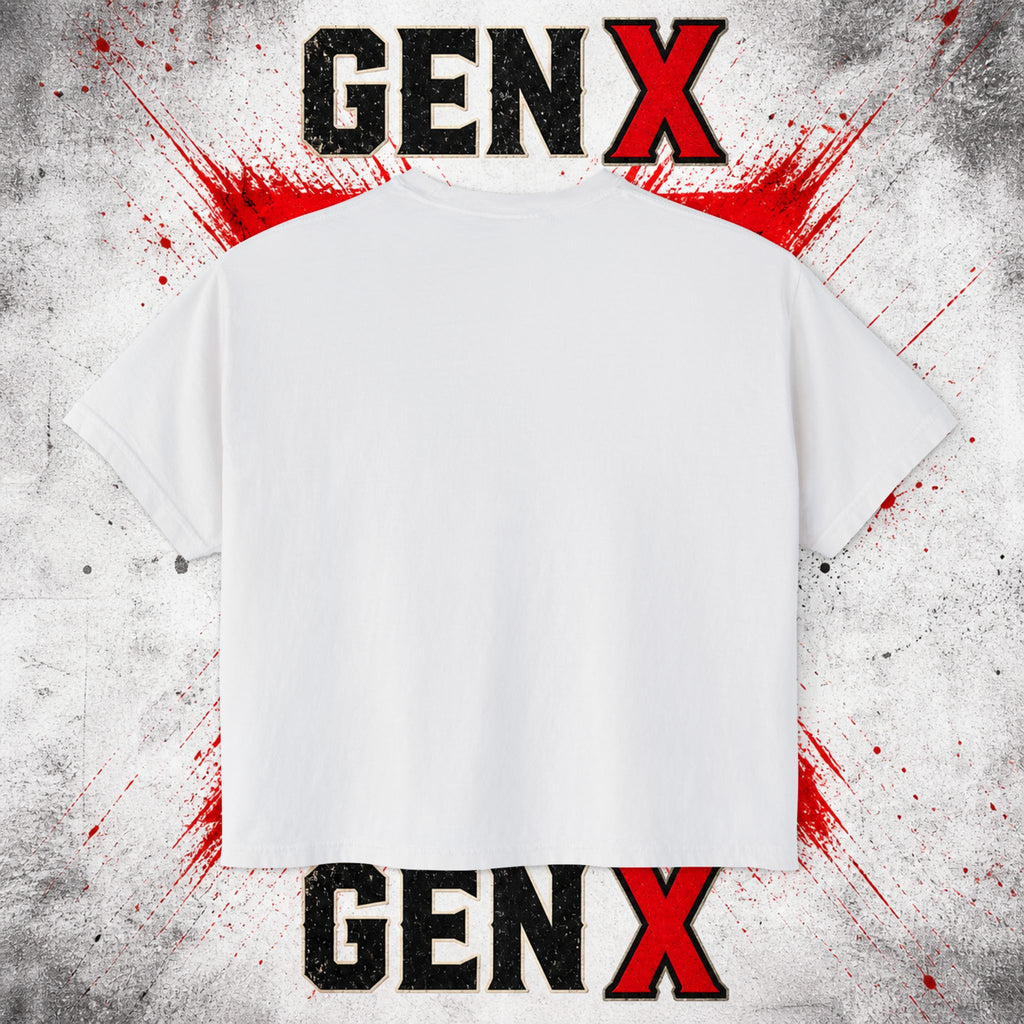 Gen X Women's Boxy Tee — "Earned Ground" 1965–1980 Retro