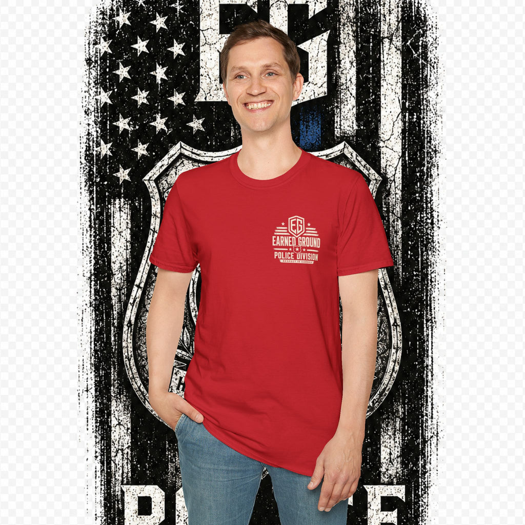 EARNED GROUND POLICE DIVISION--BACK THE BLUE