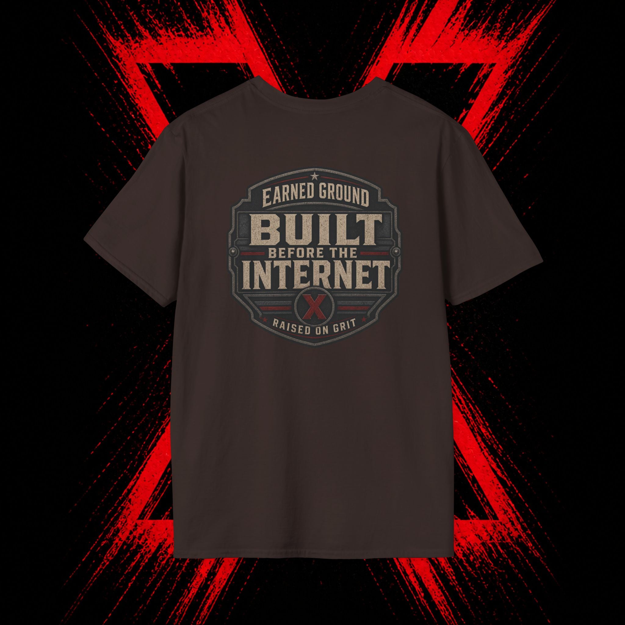 Earned Ground Gen X 1965–1980 Retro Vintage Tee— Gen X 1965–1980 Retro Vintage Tee