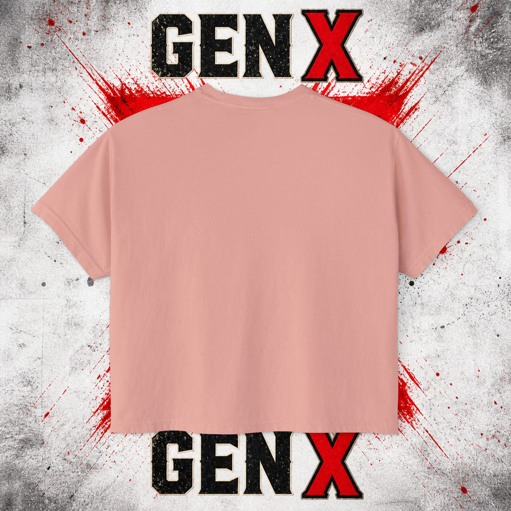 Gen X Women's Boxy Tee — "Earned Ground" 1965–1980 Retro