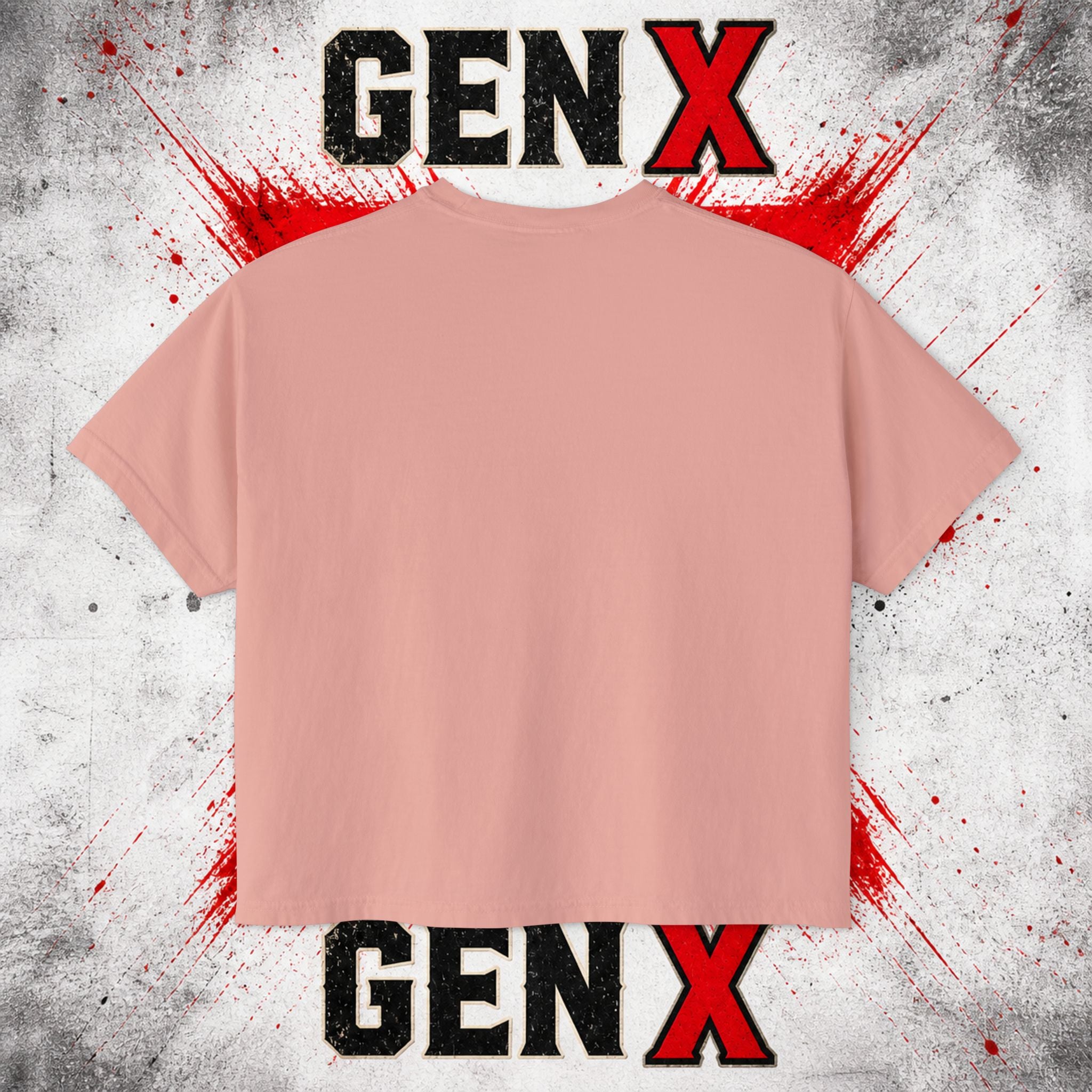 Gen X Women's Boxy Tee — "Earned Ground" 1965–1980 Retro