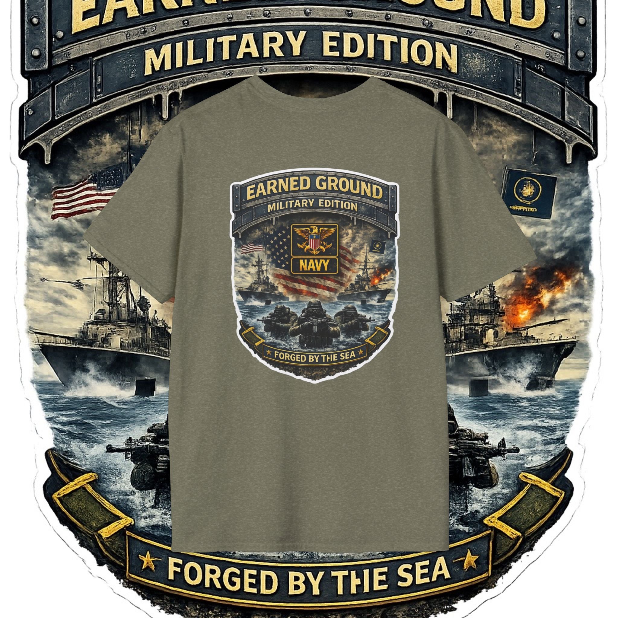 EARNED GROUND MILITARY "NAVY" EDITION