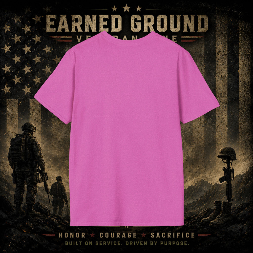 Earned Ground Veteran Division 'Service Built This'— Military Tribute Tee