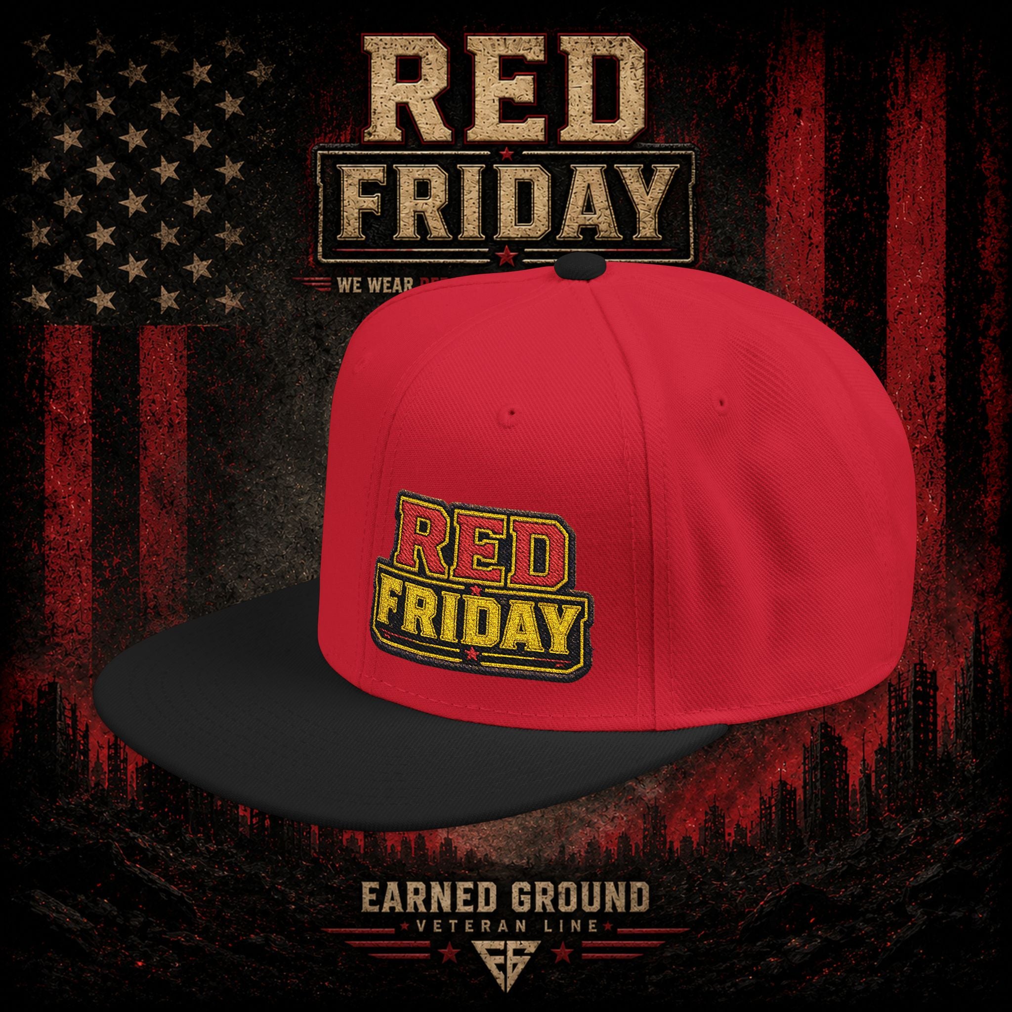 Red Friday Until They All Come Home  – RED FRIDAY Support Patch Cap