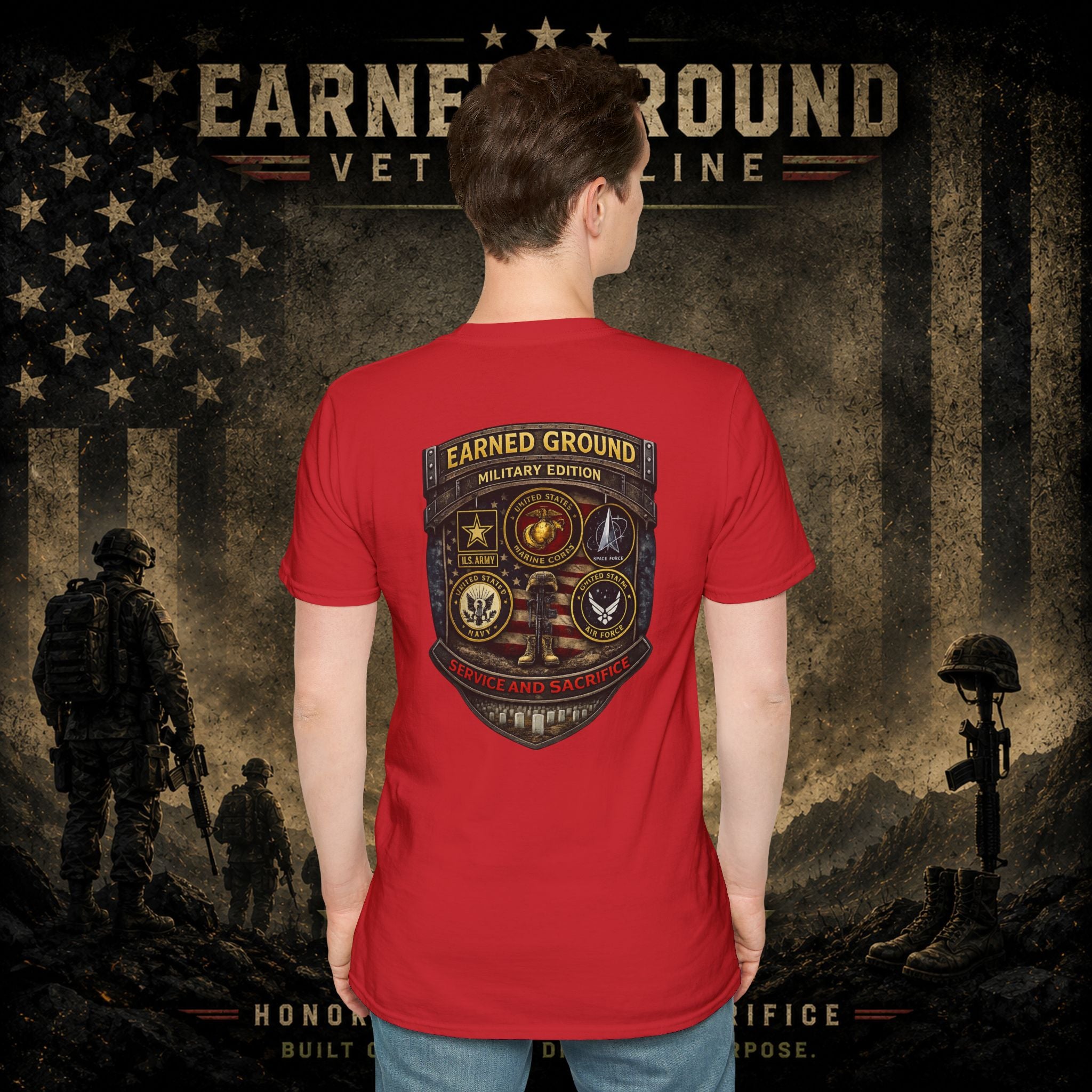 Earned Ground Military Divison — Honor Courage Sacrifice