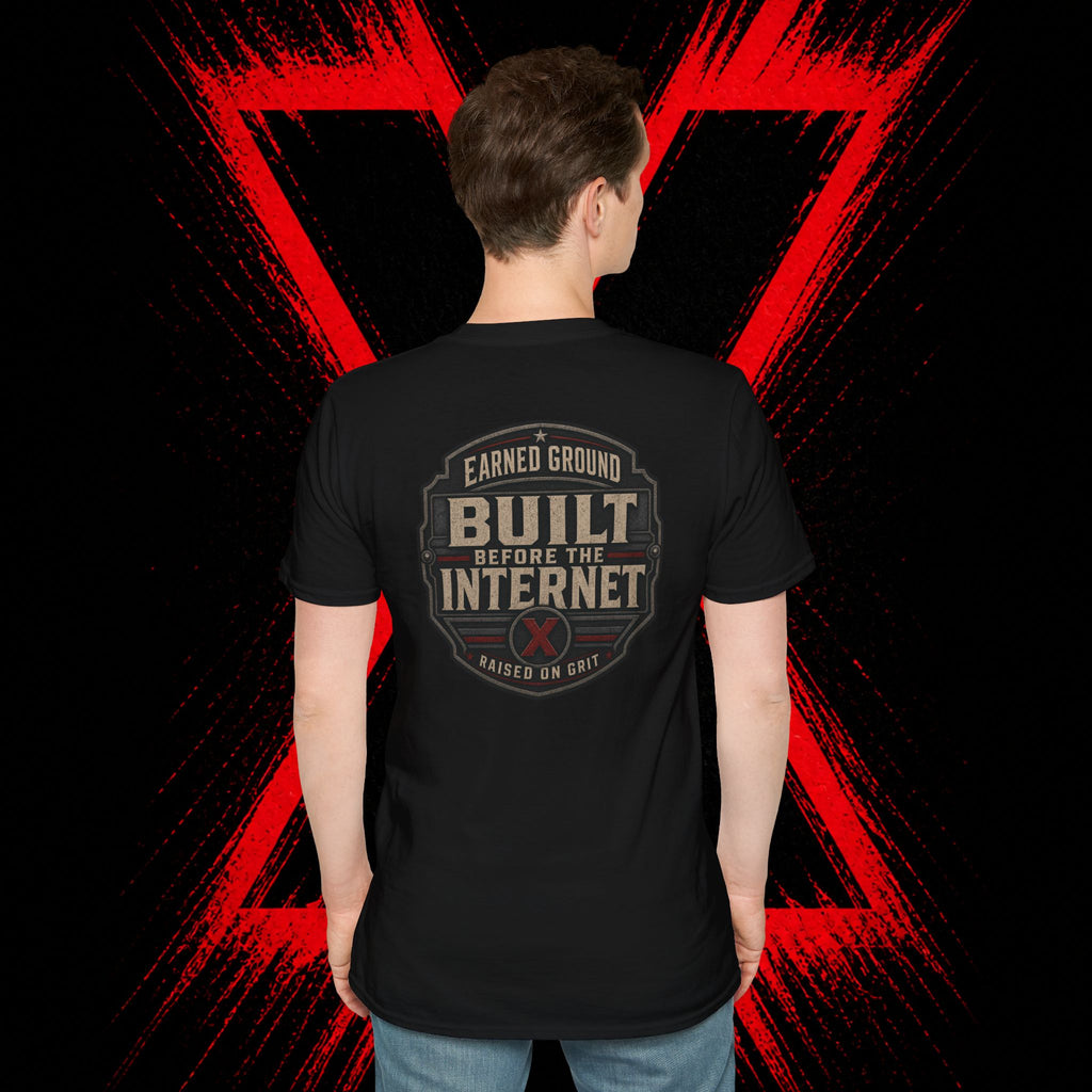 Earned Ground Gen X 1965–1980 Retro Vintage Tee— Gen X 1965–1980 Retro Vintage Tee