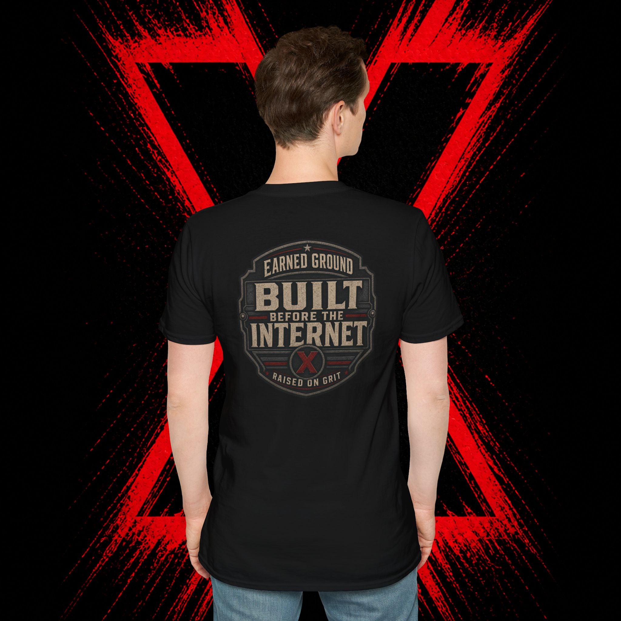 Earned Ground Gen X 1965–1980 Retro Vintage Tee— Gen X 1965–1980 Retro Vintage Tee