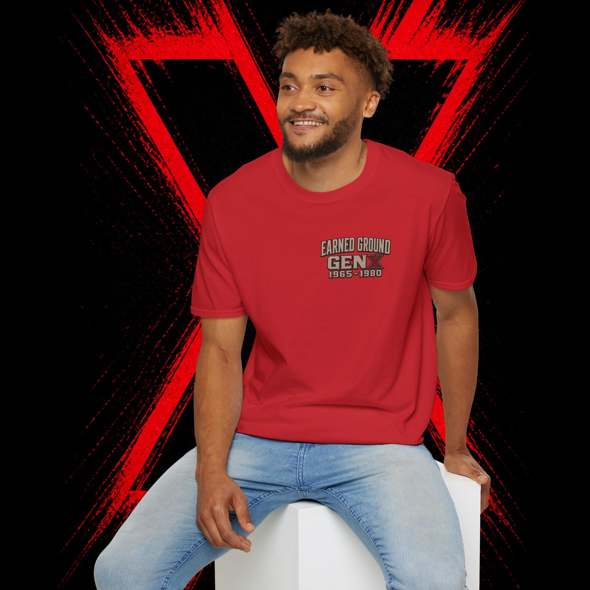 Earned Ground Gen X 1965–1980 Retro Vintage Tee— Gen X 1965–1980 Retro Vintage Tee