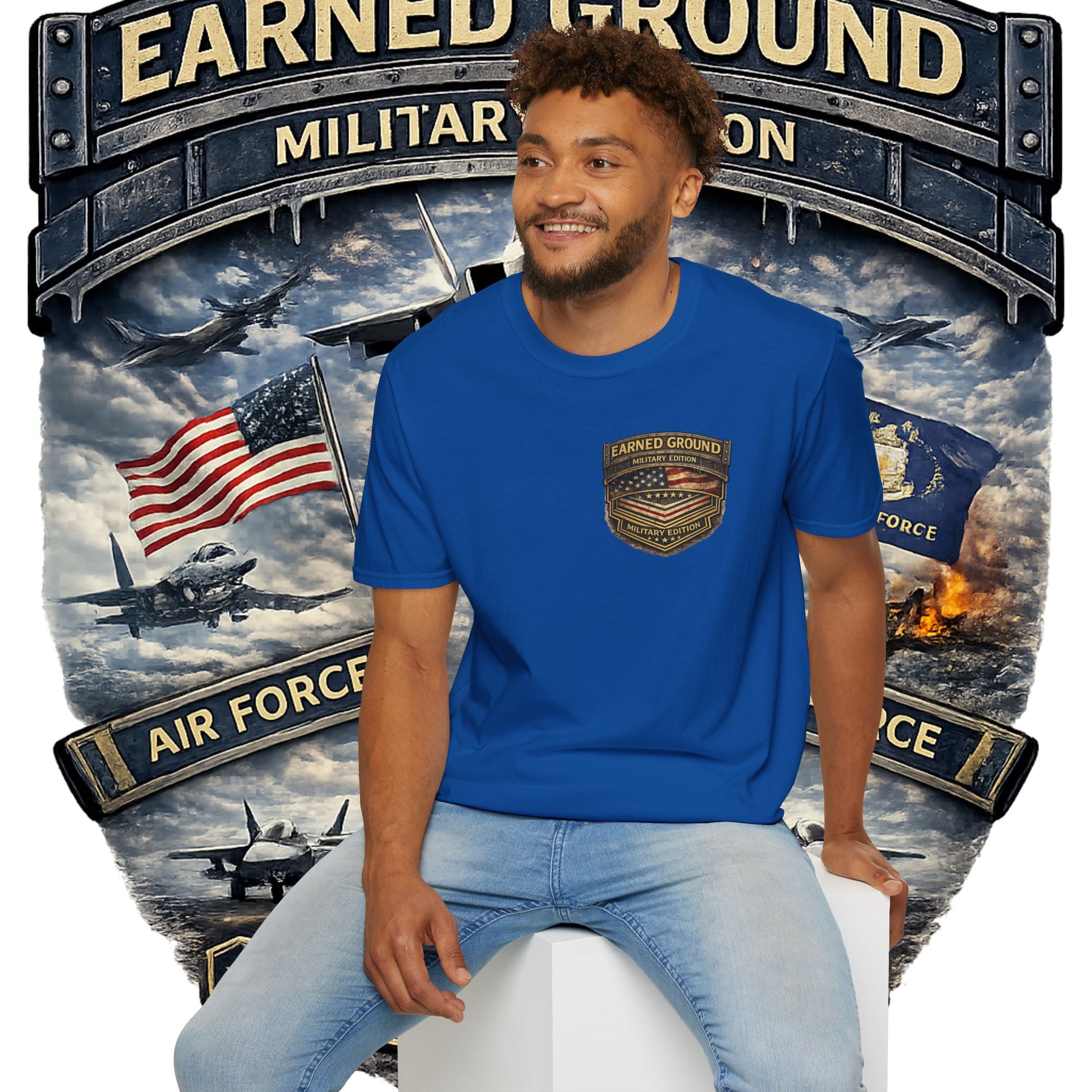 EARNED GROUND AIR FORCE EDITION---"FLY HIGH" AIR FORCE EDITION