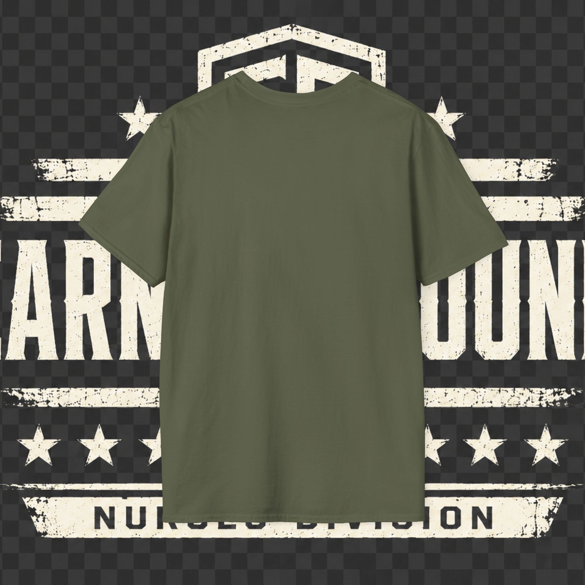 Earned Ground Nurses Division T-Shirt — Nurse Appreciation Medical Heartbeat Tee