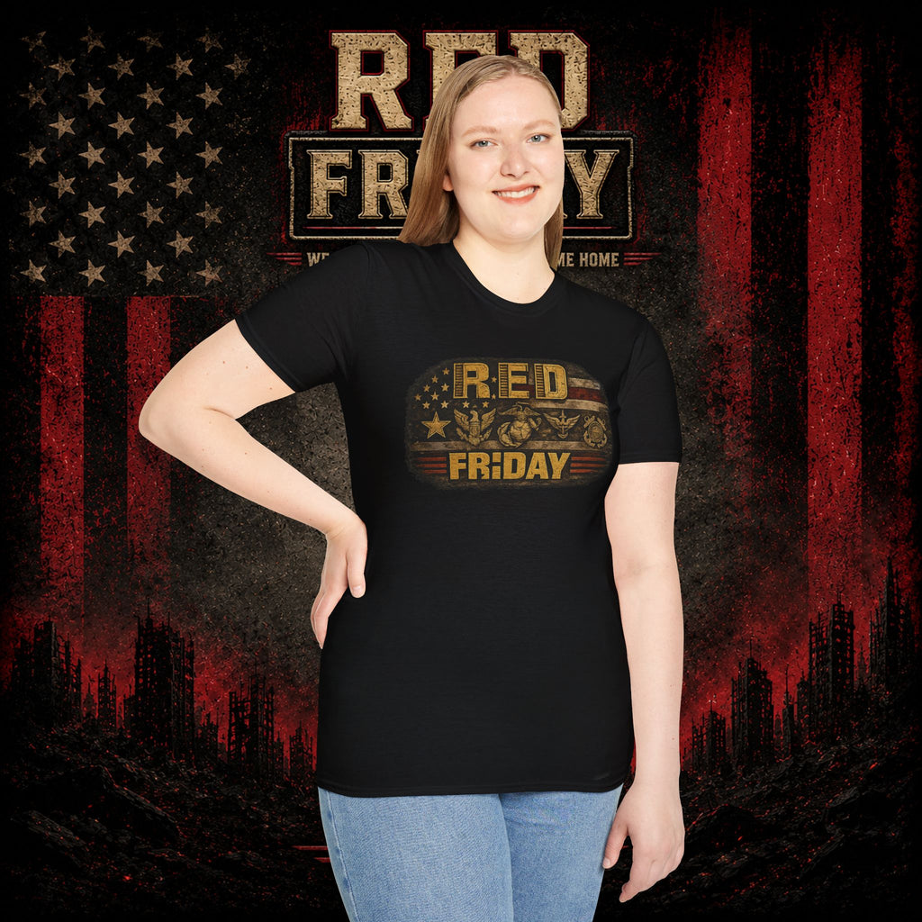 Red Friday T-Shirt – Patriotic 'Until They All Come Home' Support Tee