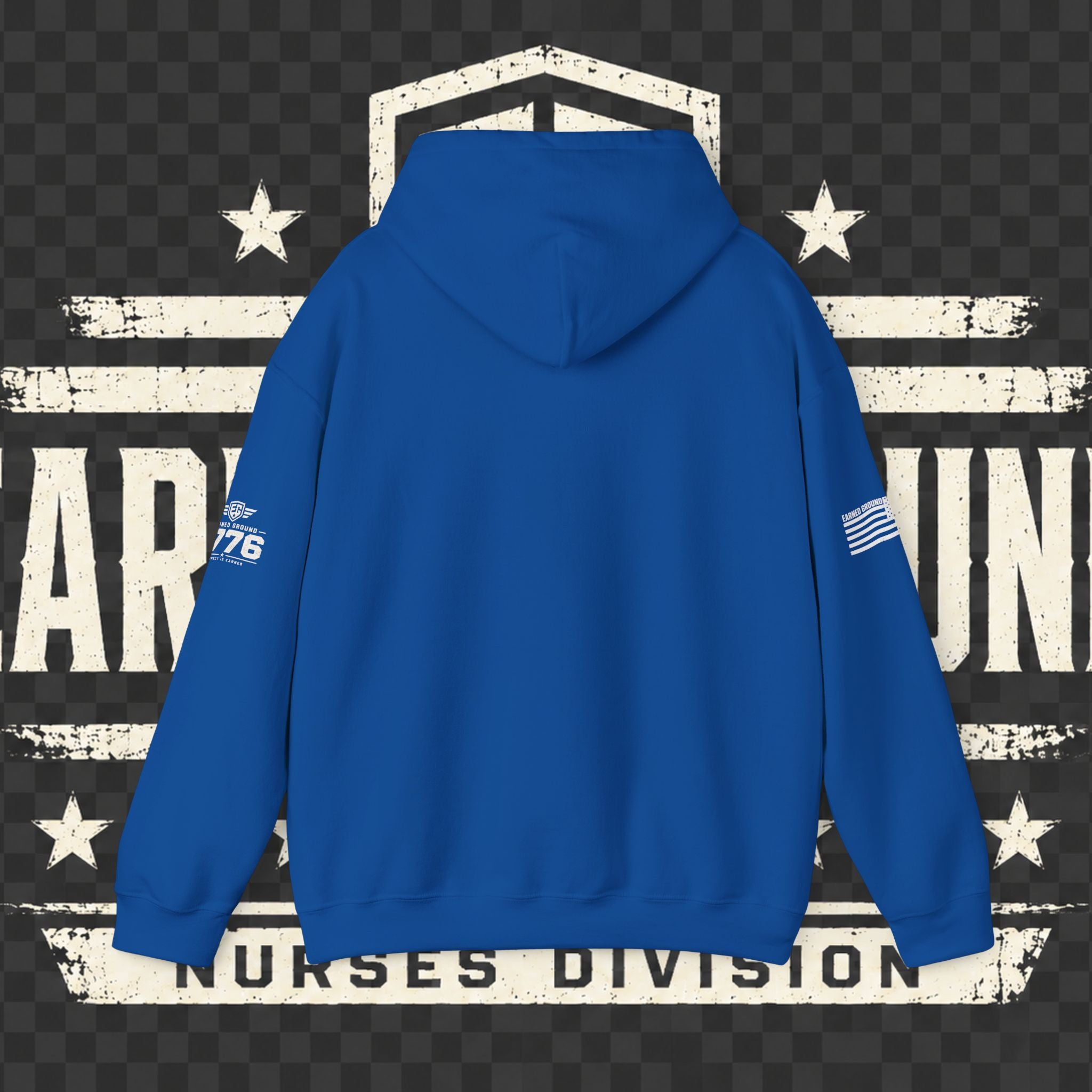 Earned Ground Nurses Division Hoodie — Nurse Tribute Pullover