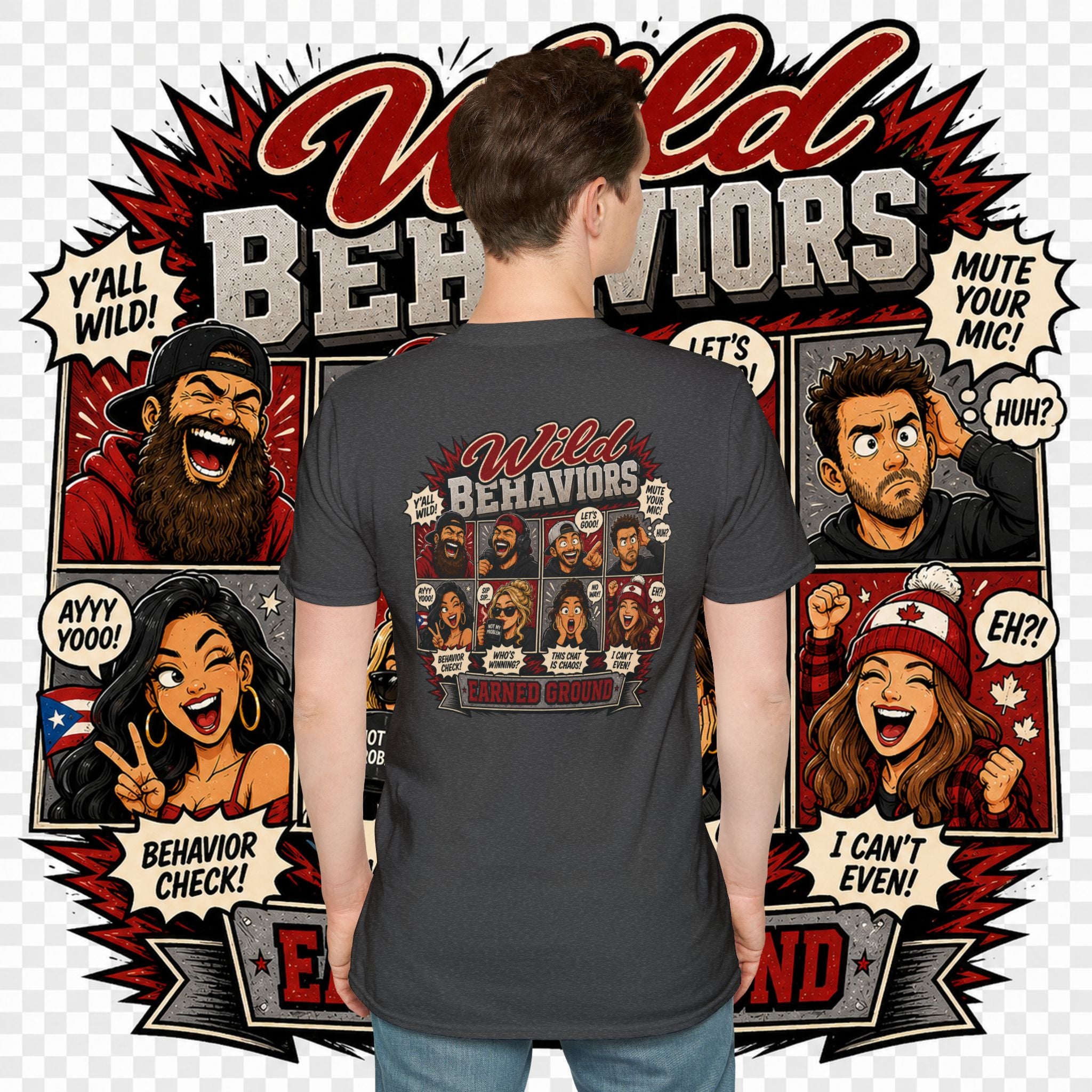 Earned Ground-- "Wild Behaviors" Tee