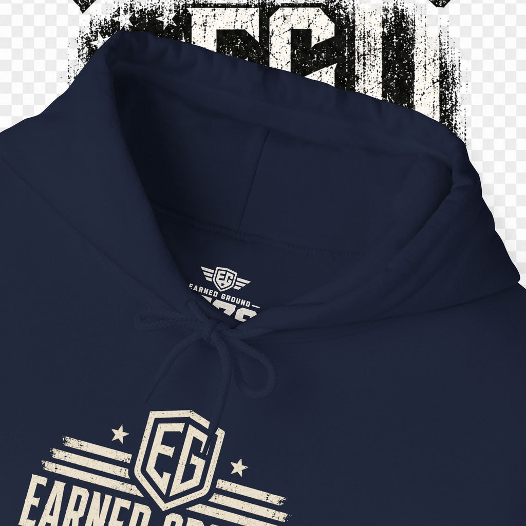Earned Ground Blue Collar Hoodie – Blue Collar Division Hoodie