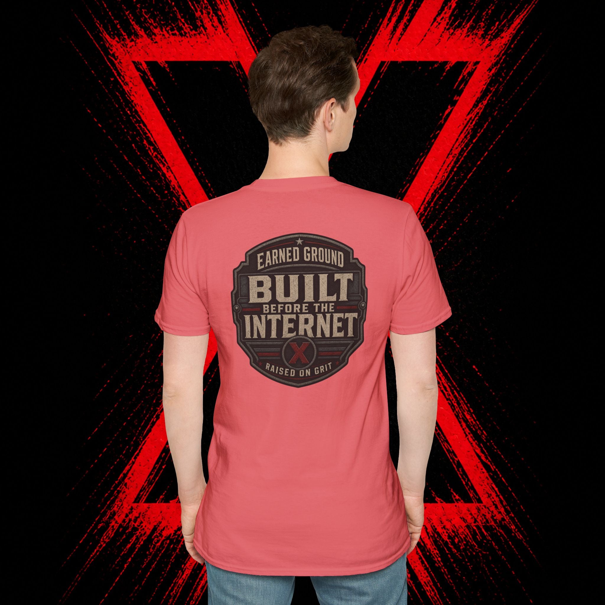 Earned Ground Gen X 1965–1980 Retro Vintage Tee— Gen X 1965–1980 Retro Vintage Tee
