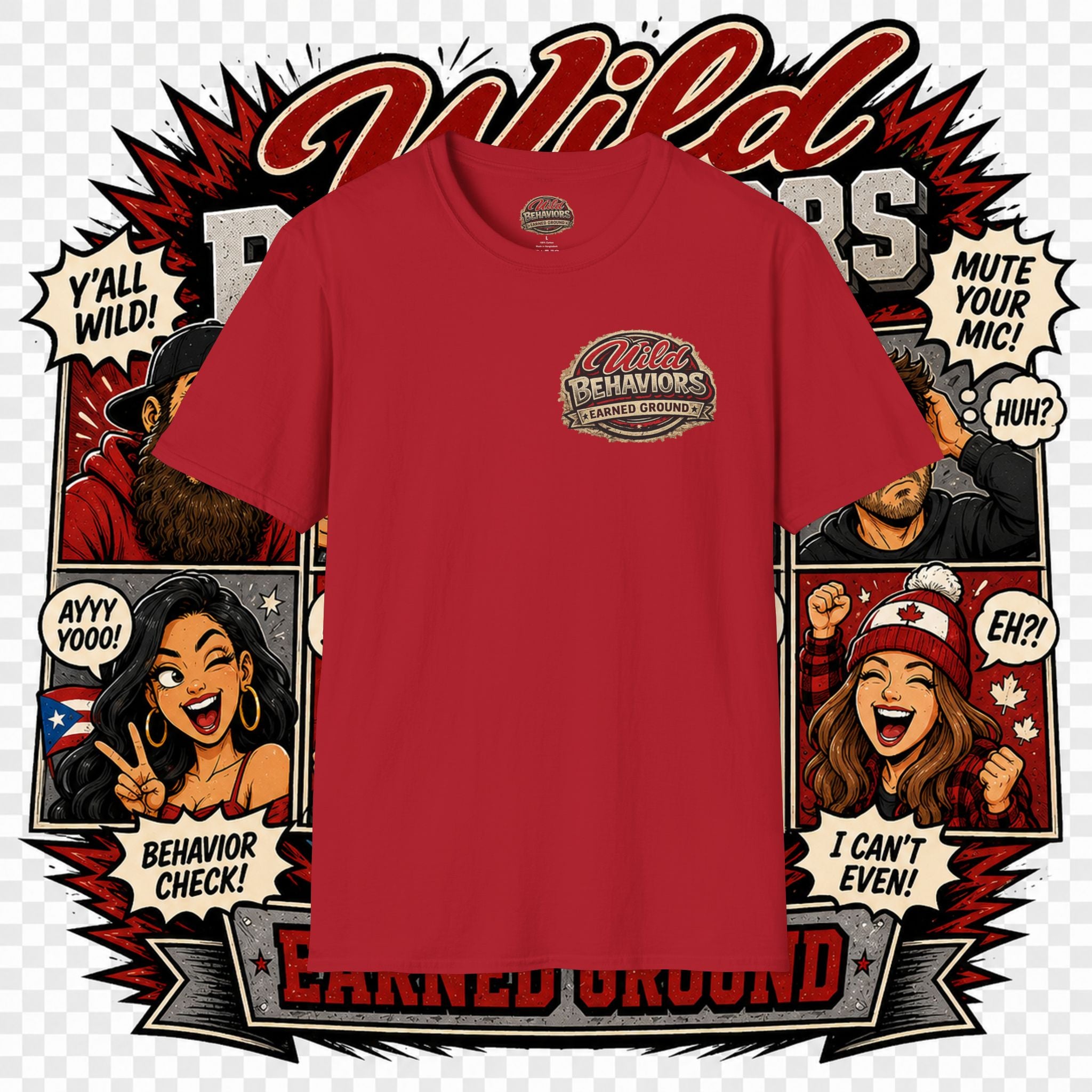 Earned Ground-- "Wild Behaviors" Tee