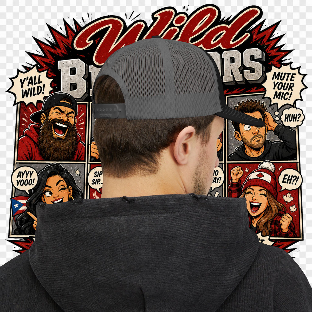 Earned Ground "Wild Behaviors" Richardson 112 – Retro Patch Trucker Hat