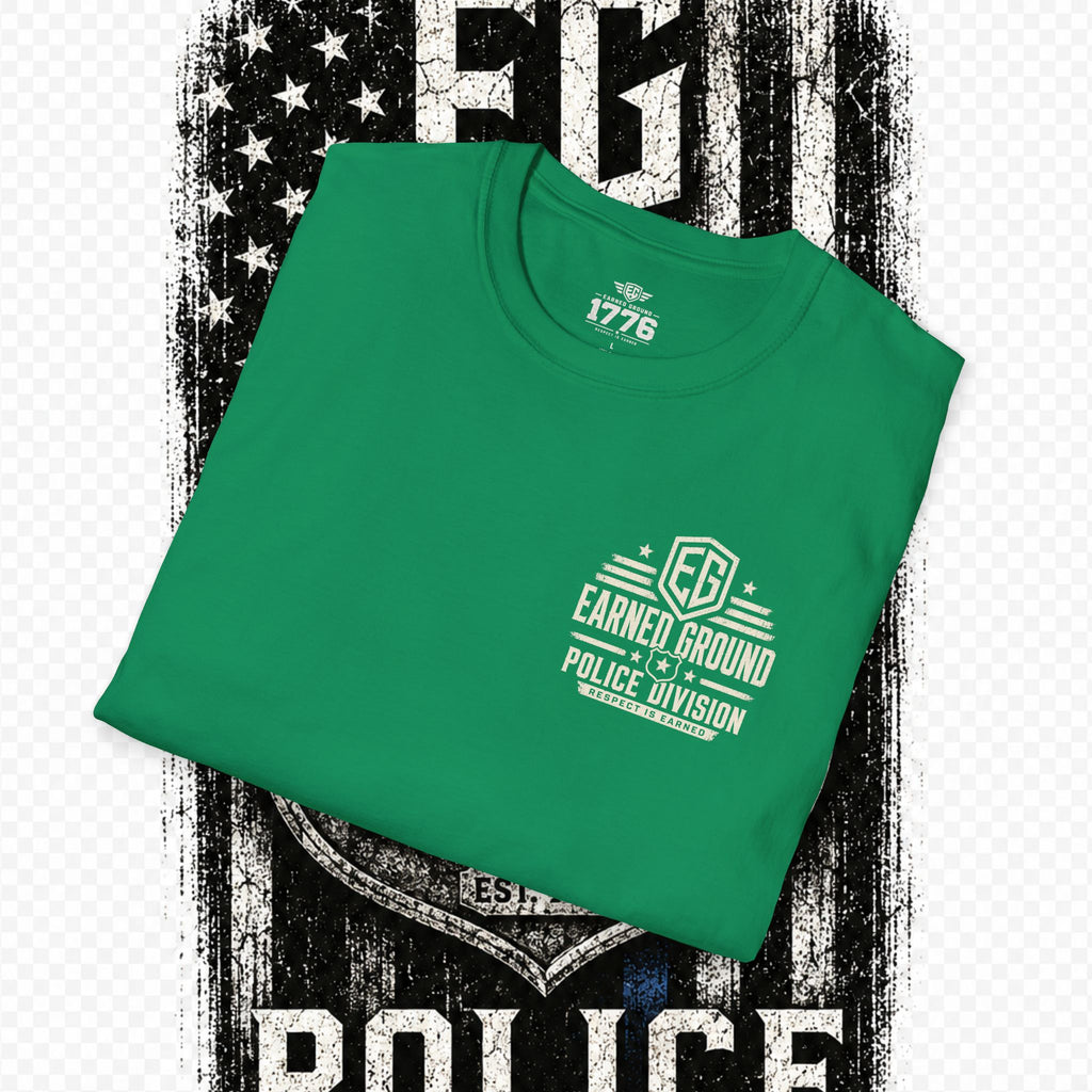EARNED GROUND POLICE DIVISION--BACK THE BLUE