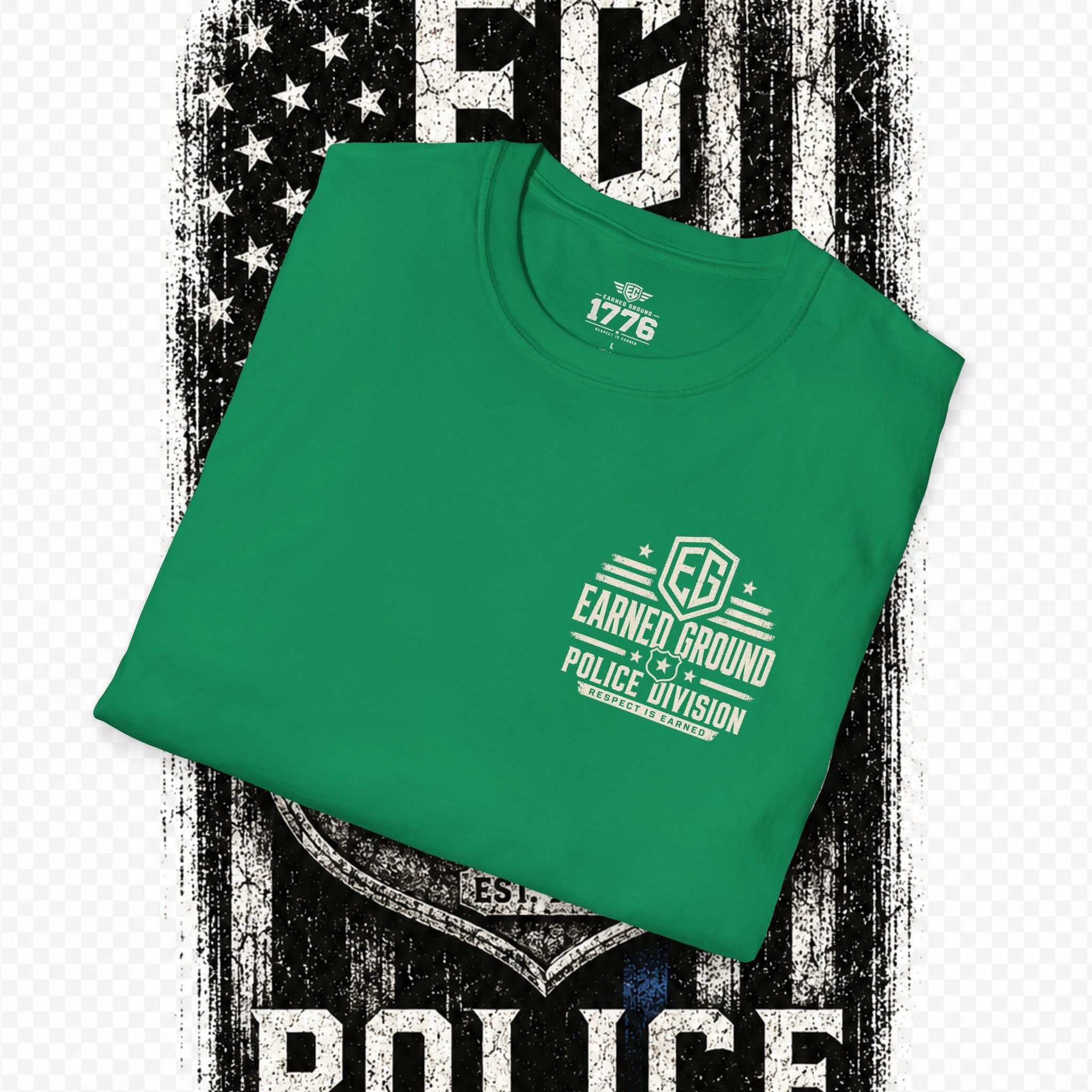 EARNED GROUND POLICE DIVISION--BACK THE BLUE