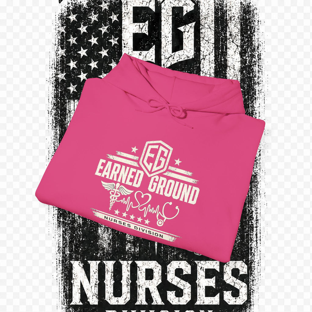 Earned Ground Nurses Division Hoodie — Nurse Tribute Pullover