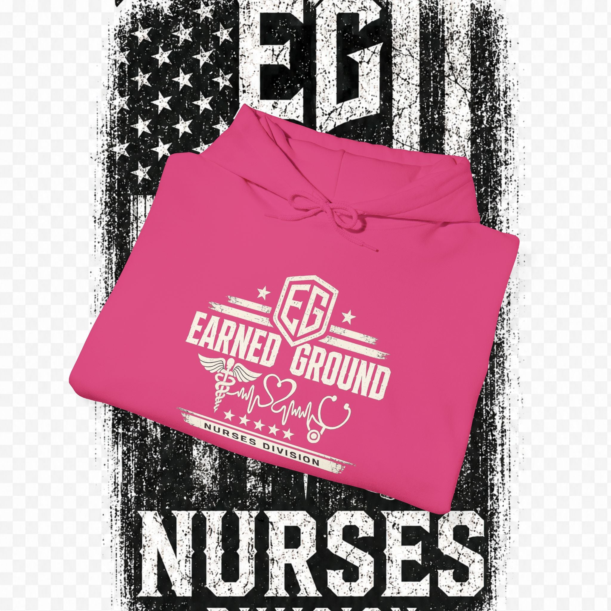 Earned Ground Nurses Division Hoodie — Nurse Tribute Pullover