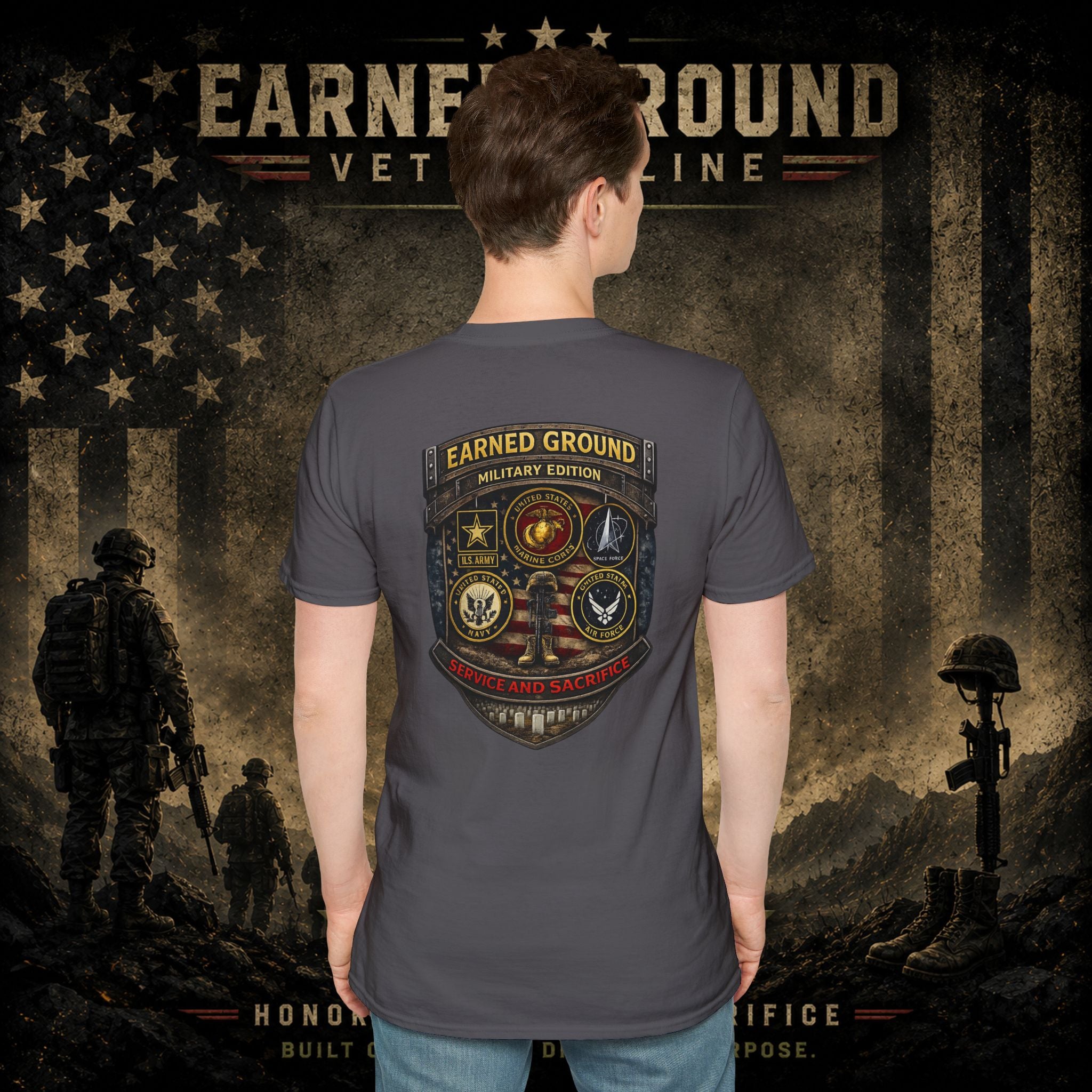Earned Ground Military Divison — Honor Courage Sacrifice