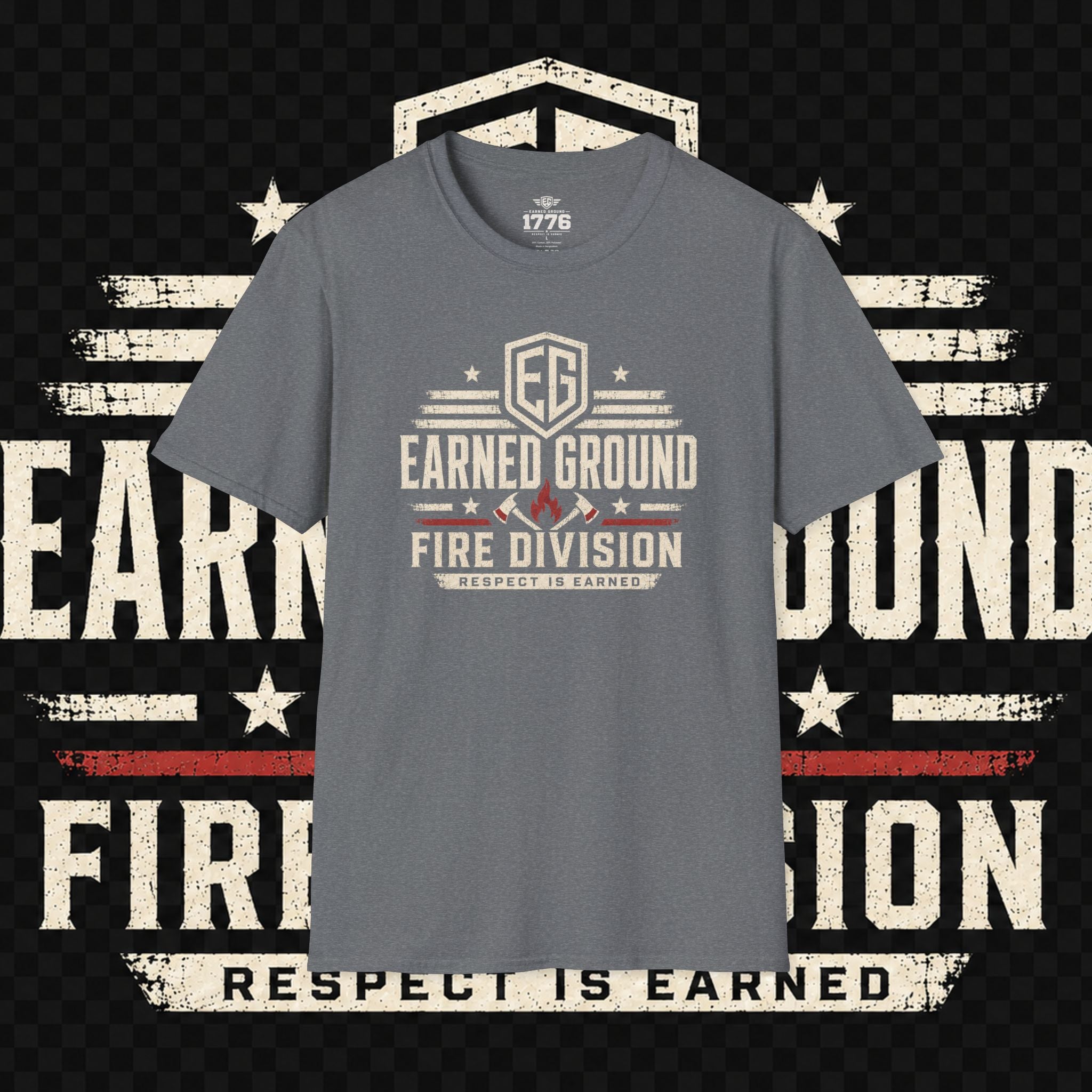 Earned Ground Fire Division T‑Shirt