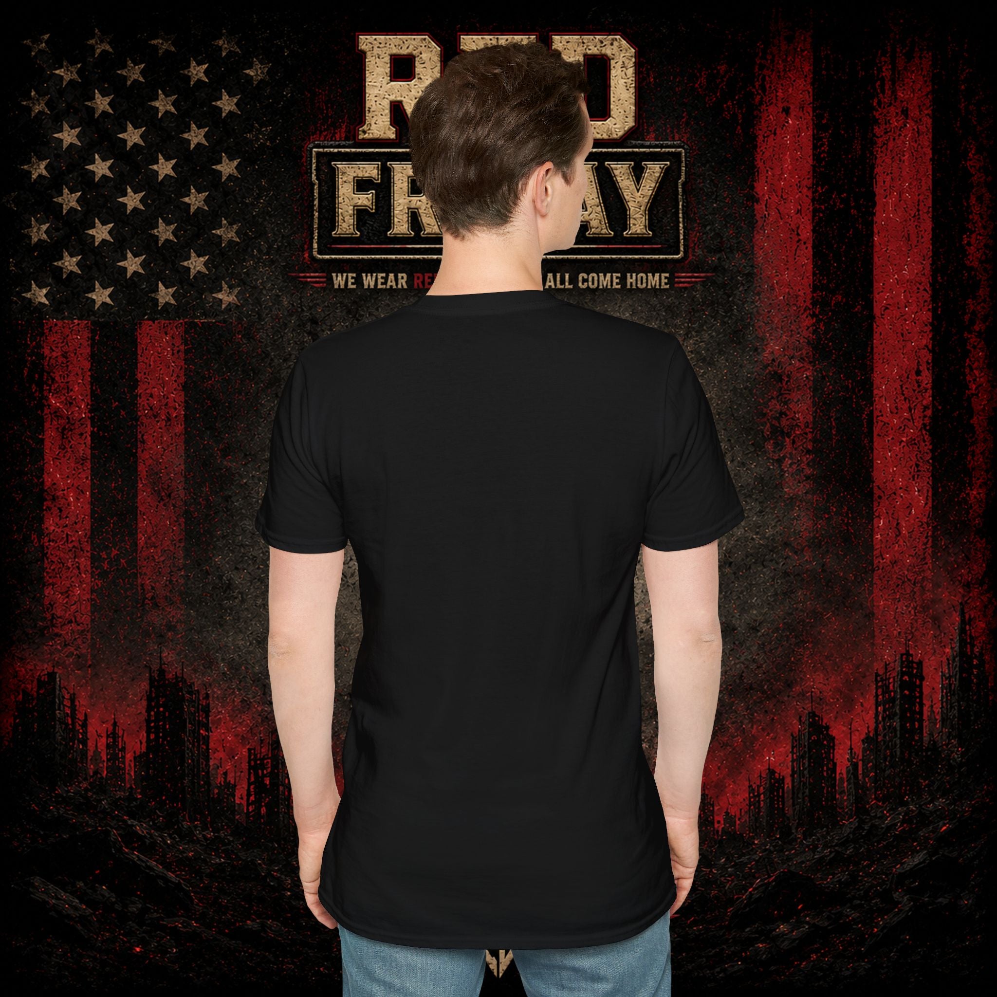 Red Friday T-Shirt – Patriotic 'Until They All Come Home' Support Tee