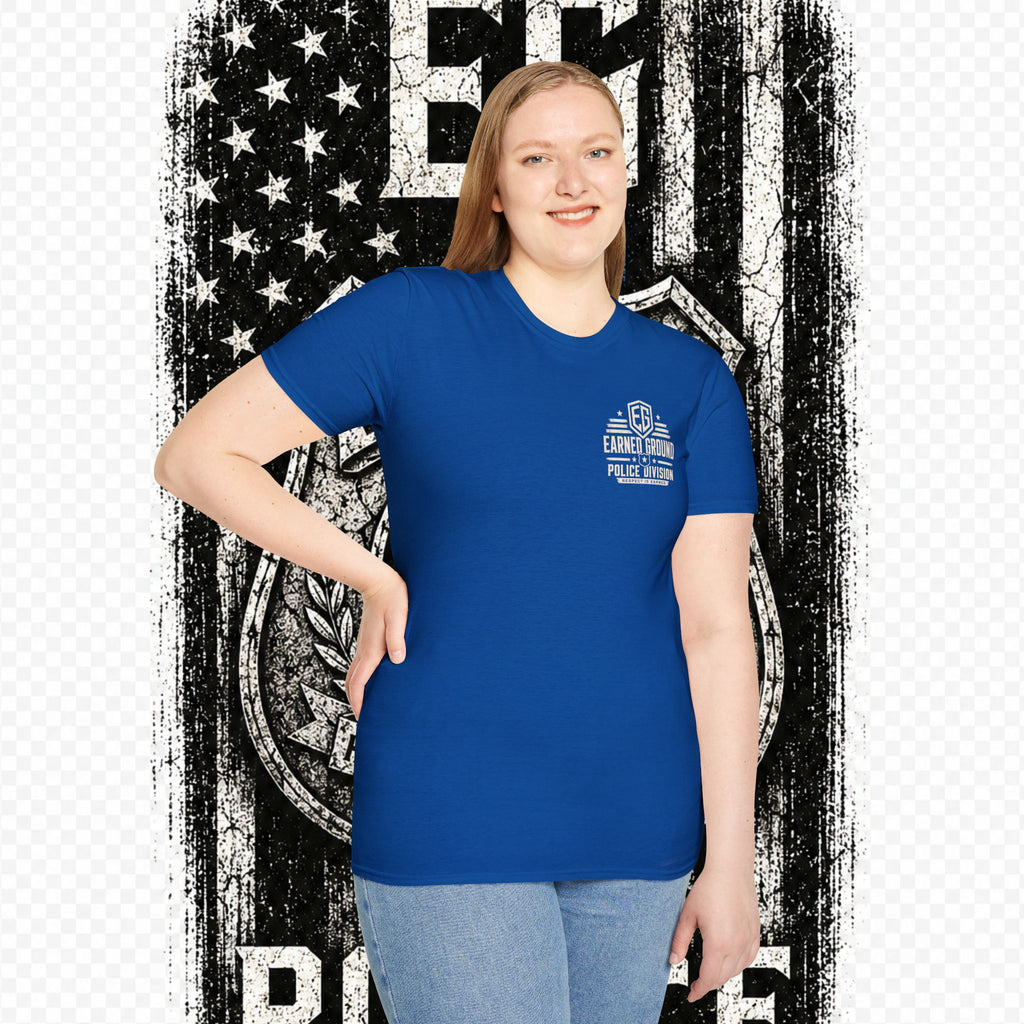 EARNED GROUND POLICE DIVISION--BACK THE BLUE