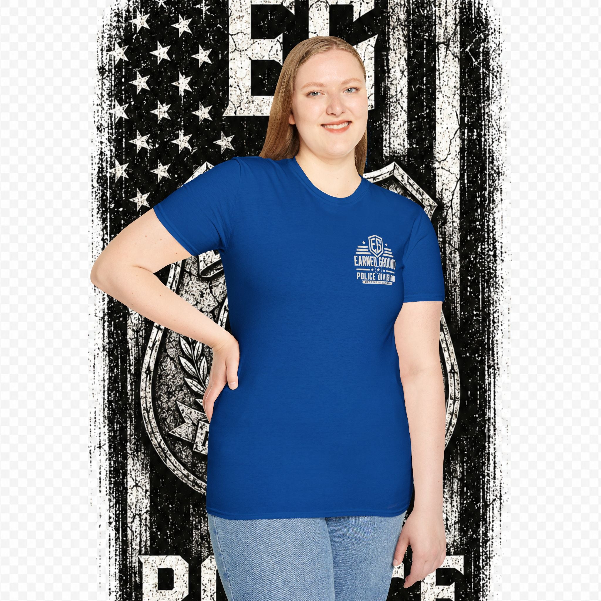 EARNED GROUND POLICE DIVISION--BACK THE BLUE