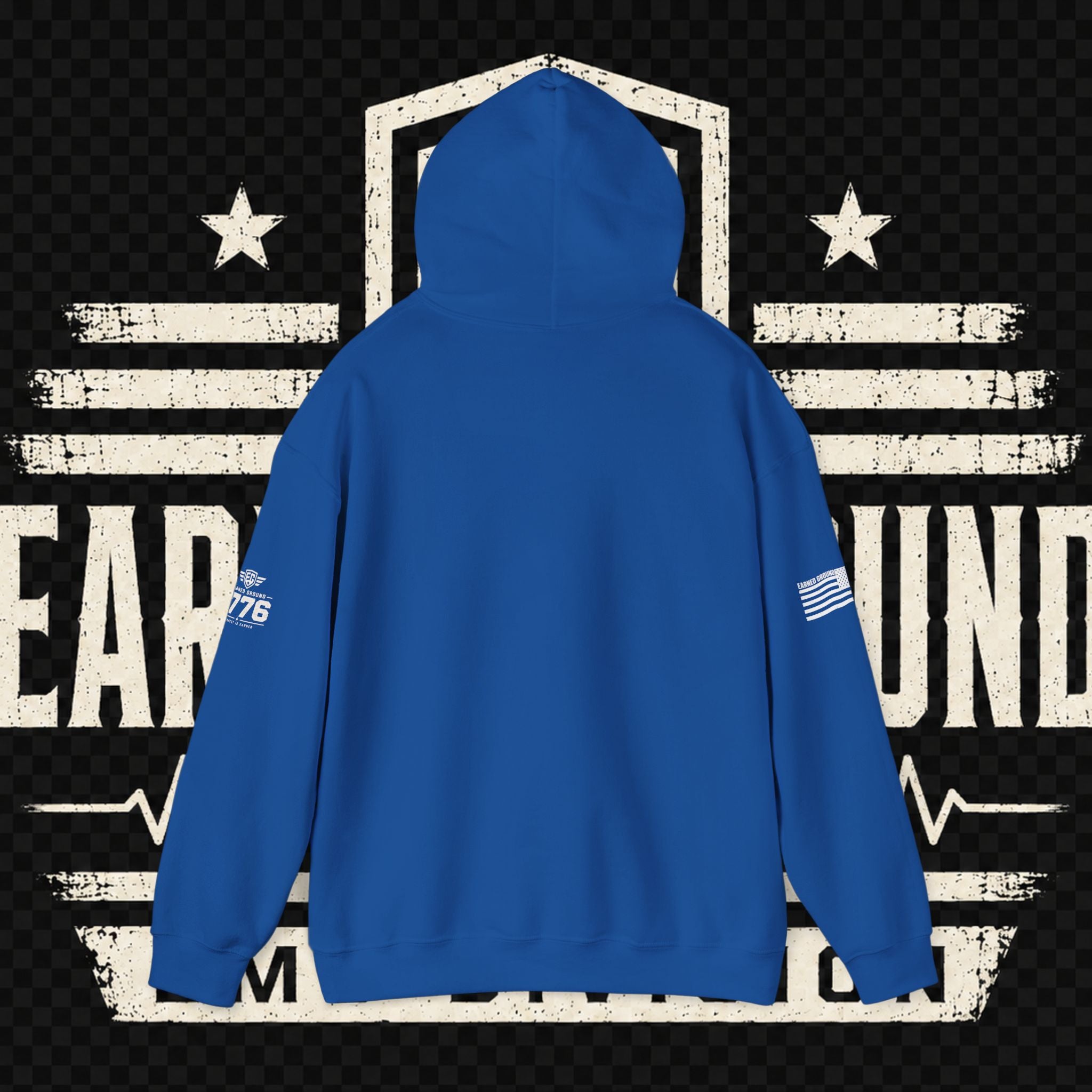 Earned Ground EMS Division Hoodie — Paramedic / EMT Tribute Pullover