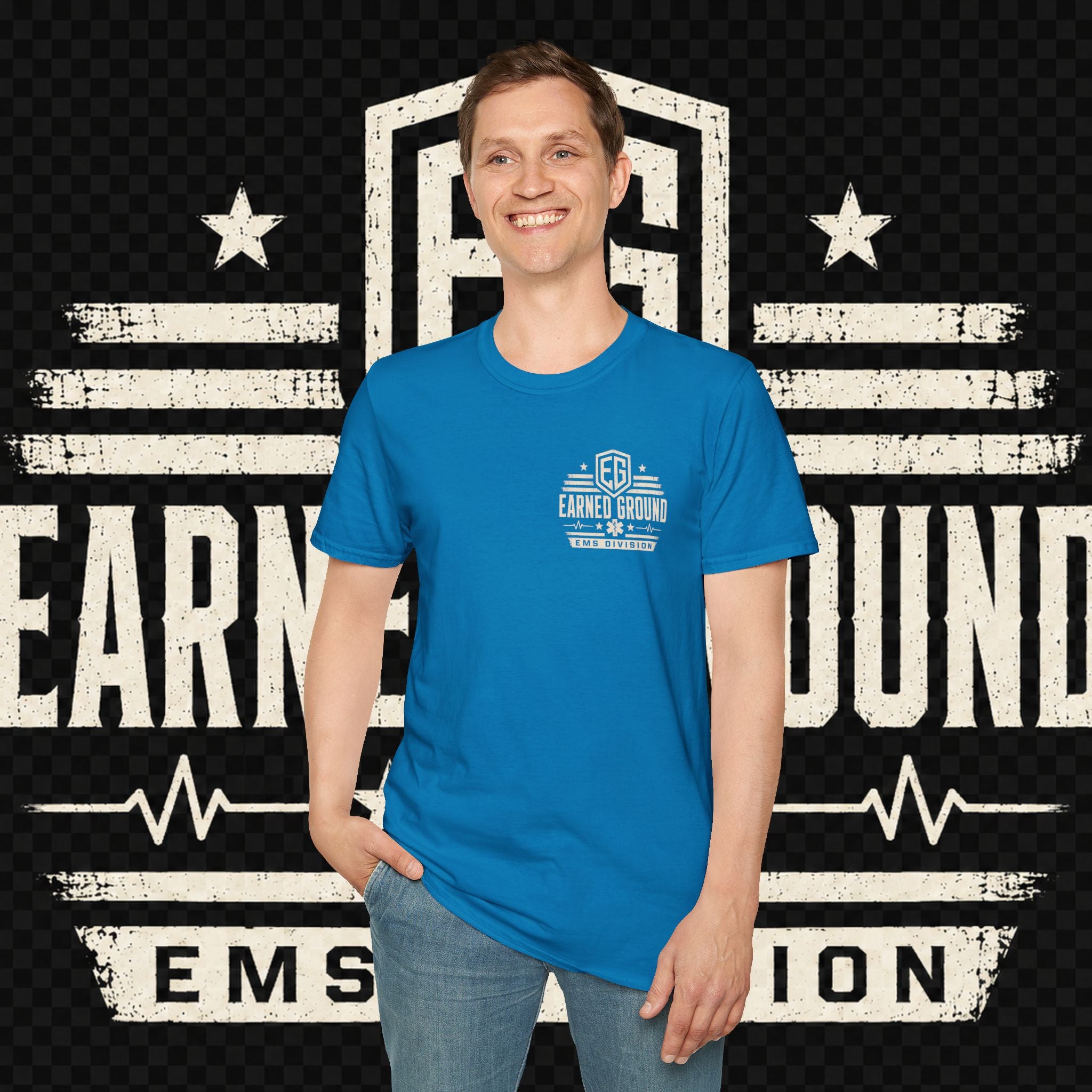 EARNED GROUND EMS DIVISON Heritage T-Shirt -