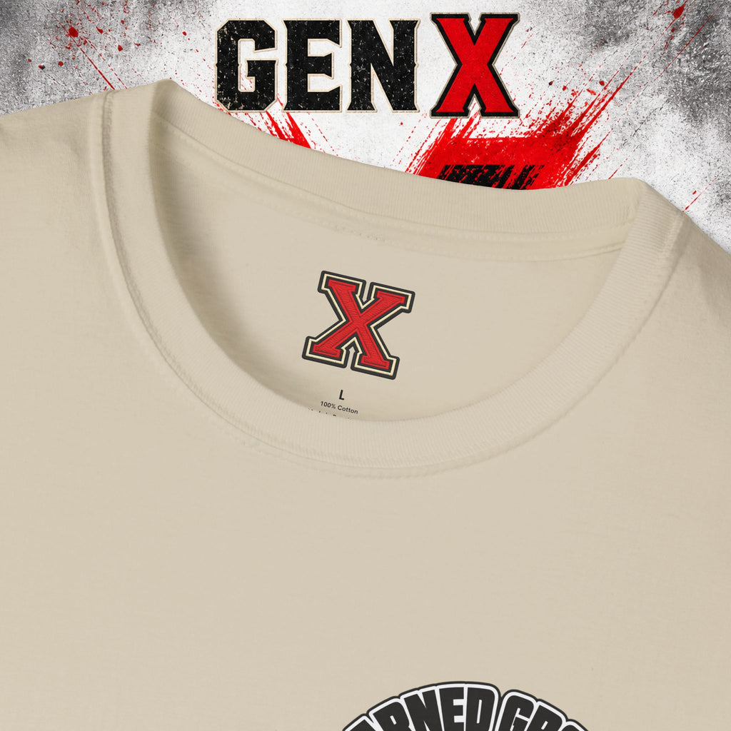EARNED GROUD Gen X 1965–1980 Retro Logo T-Shirt