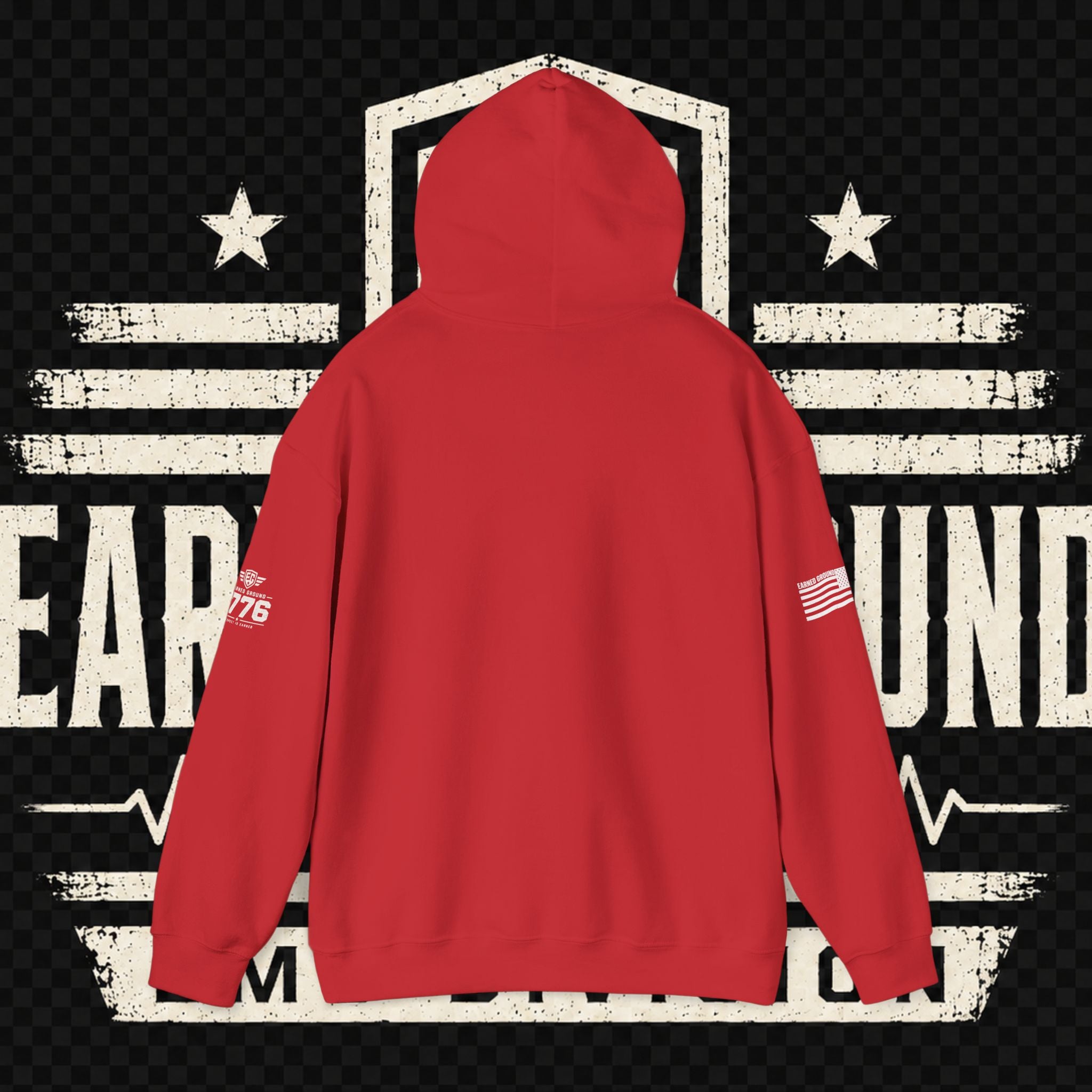 Earned Ground EMS Division Hoodie — Paramedic / EMT Tribute Pullover